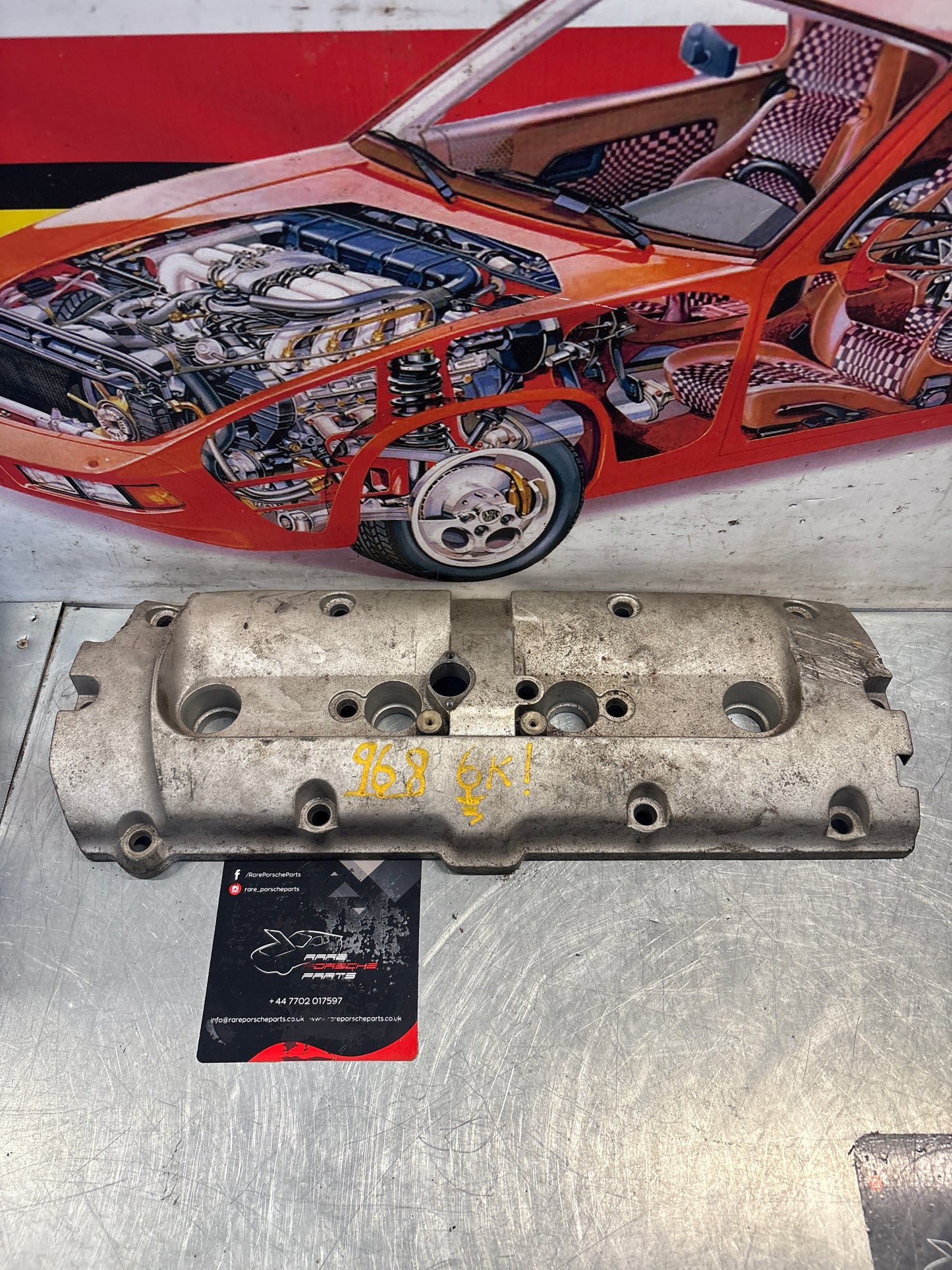 Porsche 968 cylinder head cover, used 94410446102