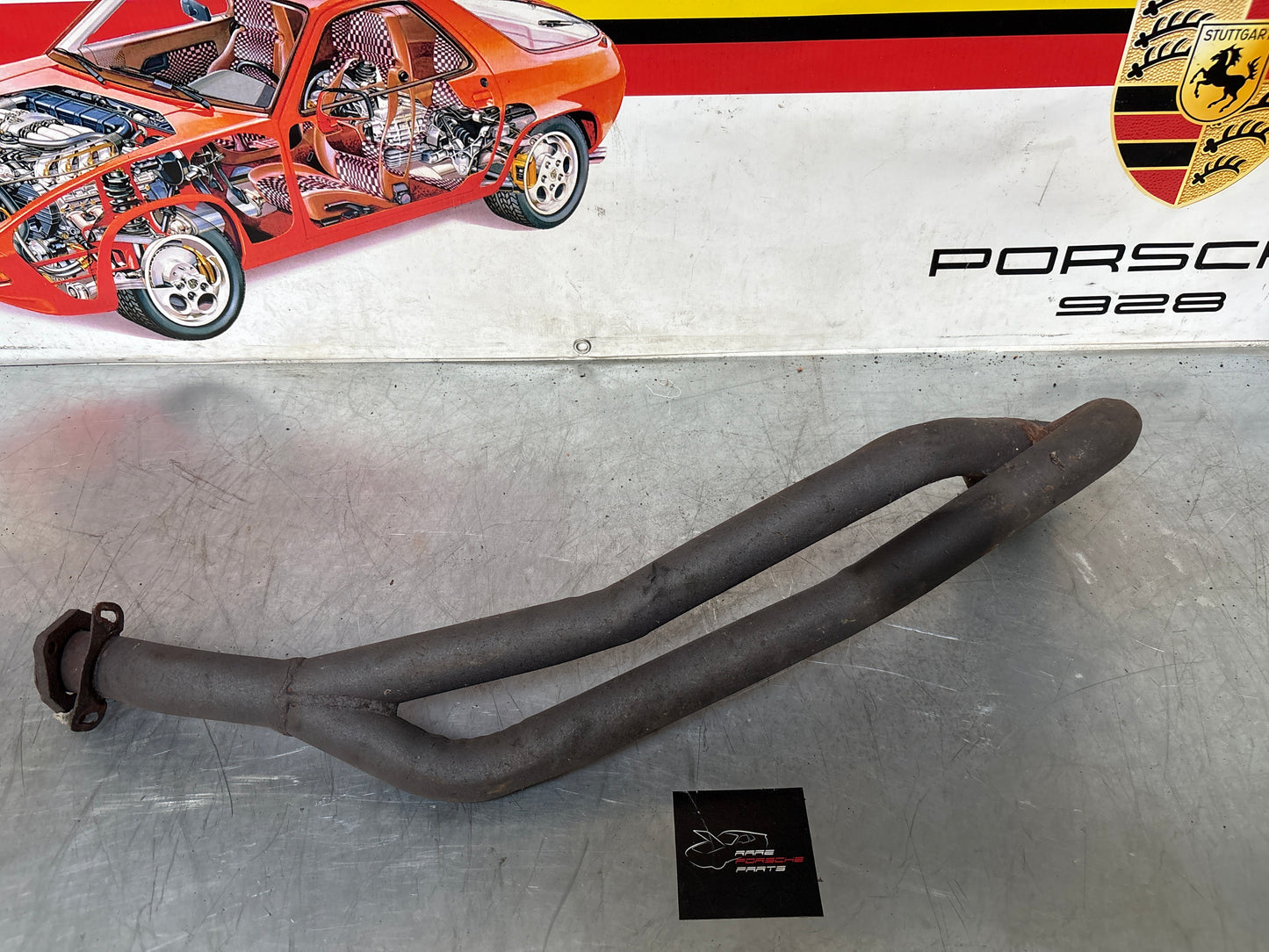 Porsche 924 exhaust pipe, used LHD only! 477253101H