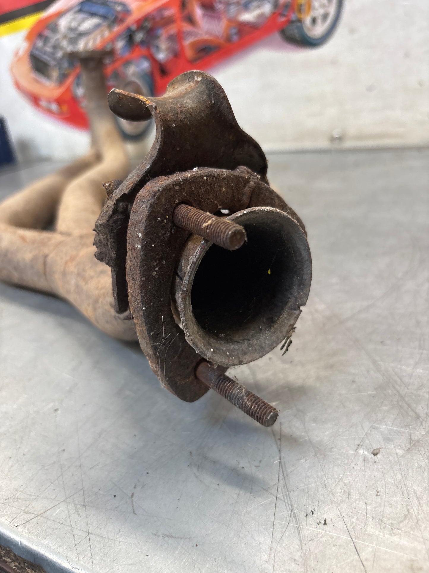 Porsche 924 exhaust pipe, used LHD only! 477253101H