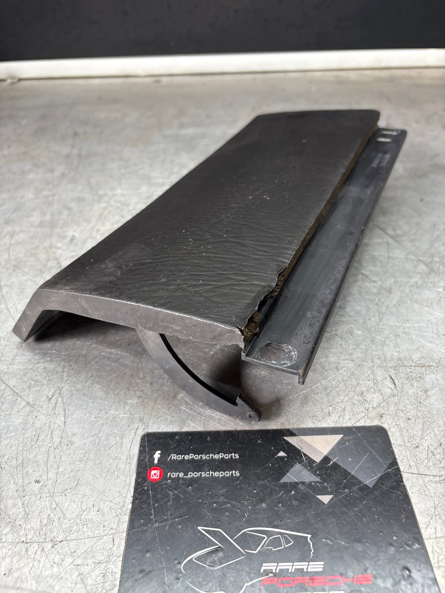 Porsche early 924 944 Black glovebox lid, used 477857123
