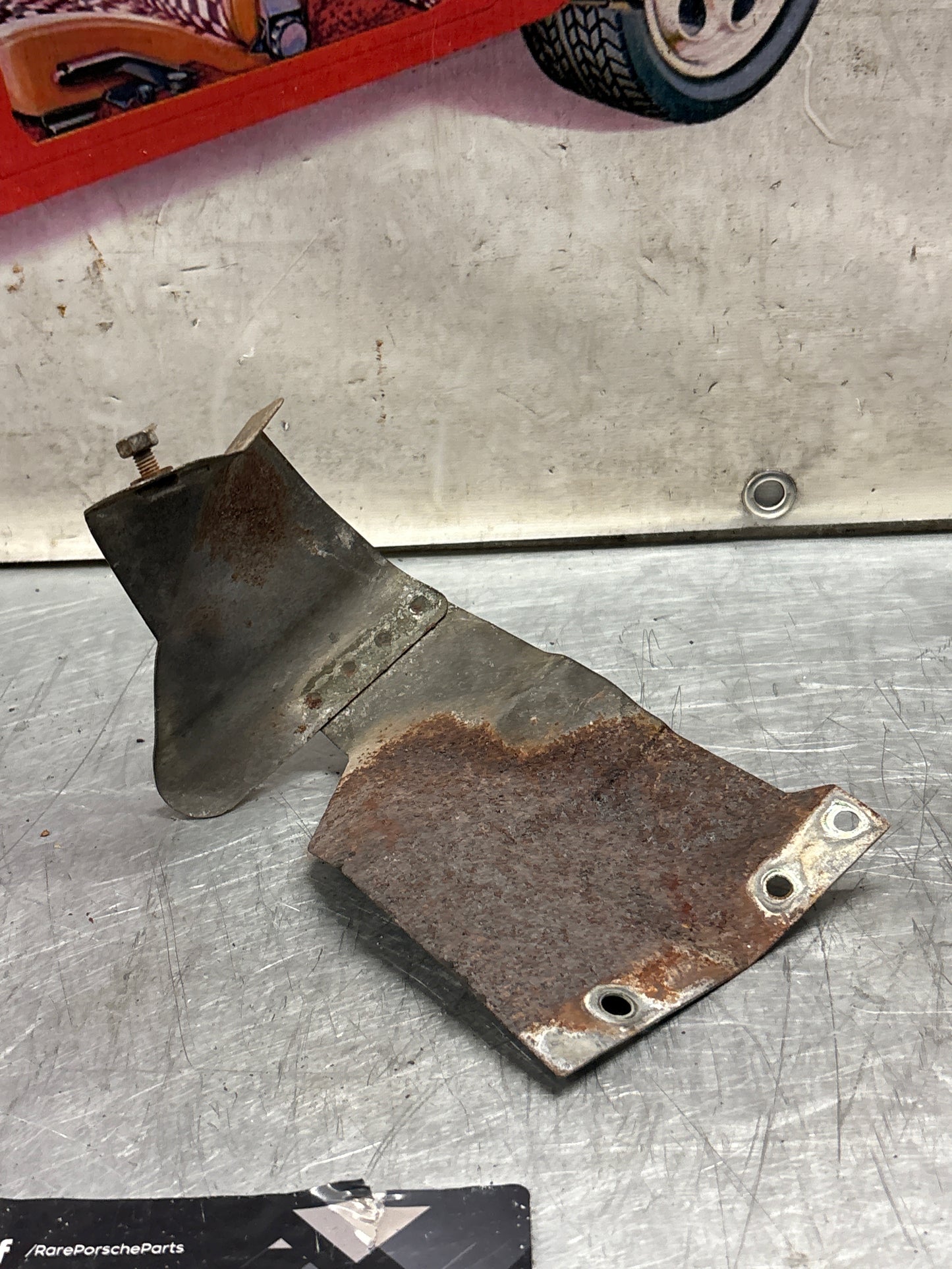 Porsche 968 / 944 S2 Oil cooler housing heat shield, used 94410705304