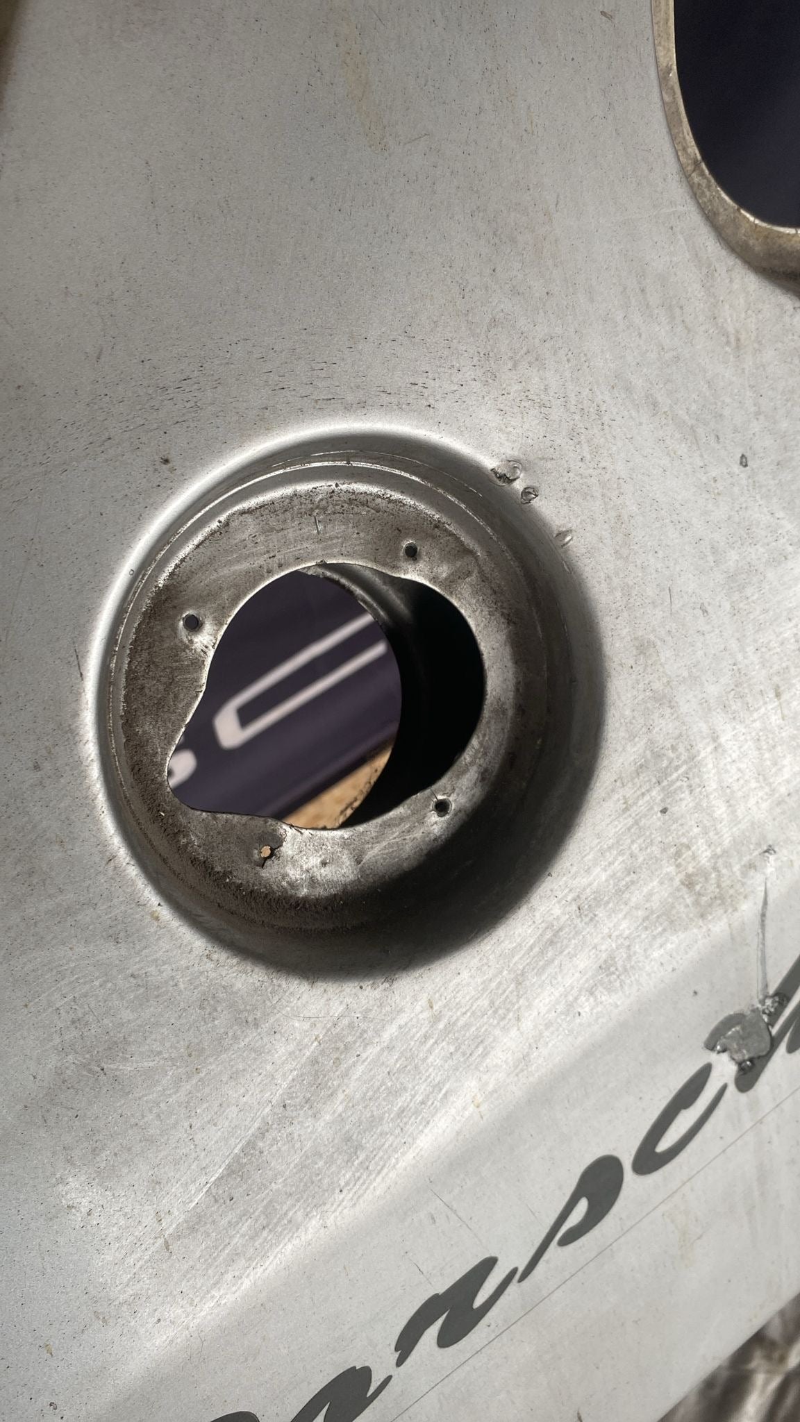 Porsche 924 76-79 Right sill / fender section, 477809602B cut