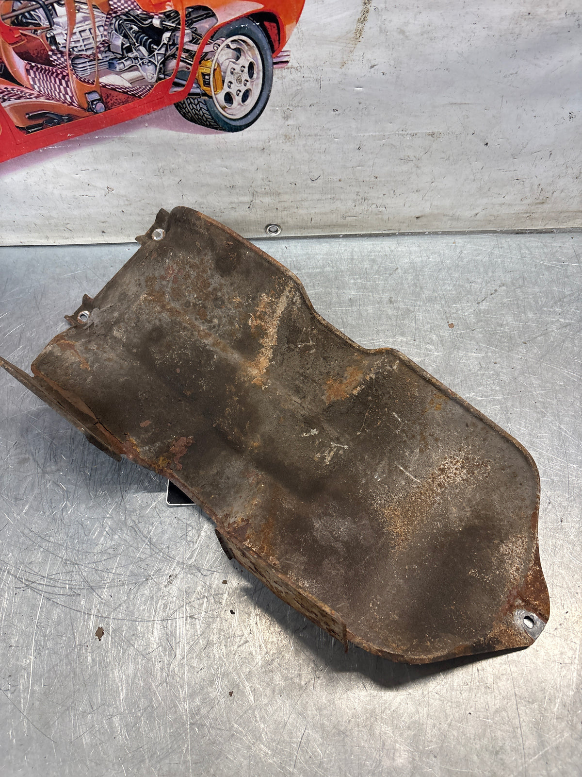 Scudo termico scarico posteriore Porsche 924 944 (Usato)