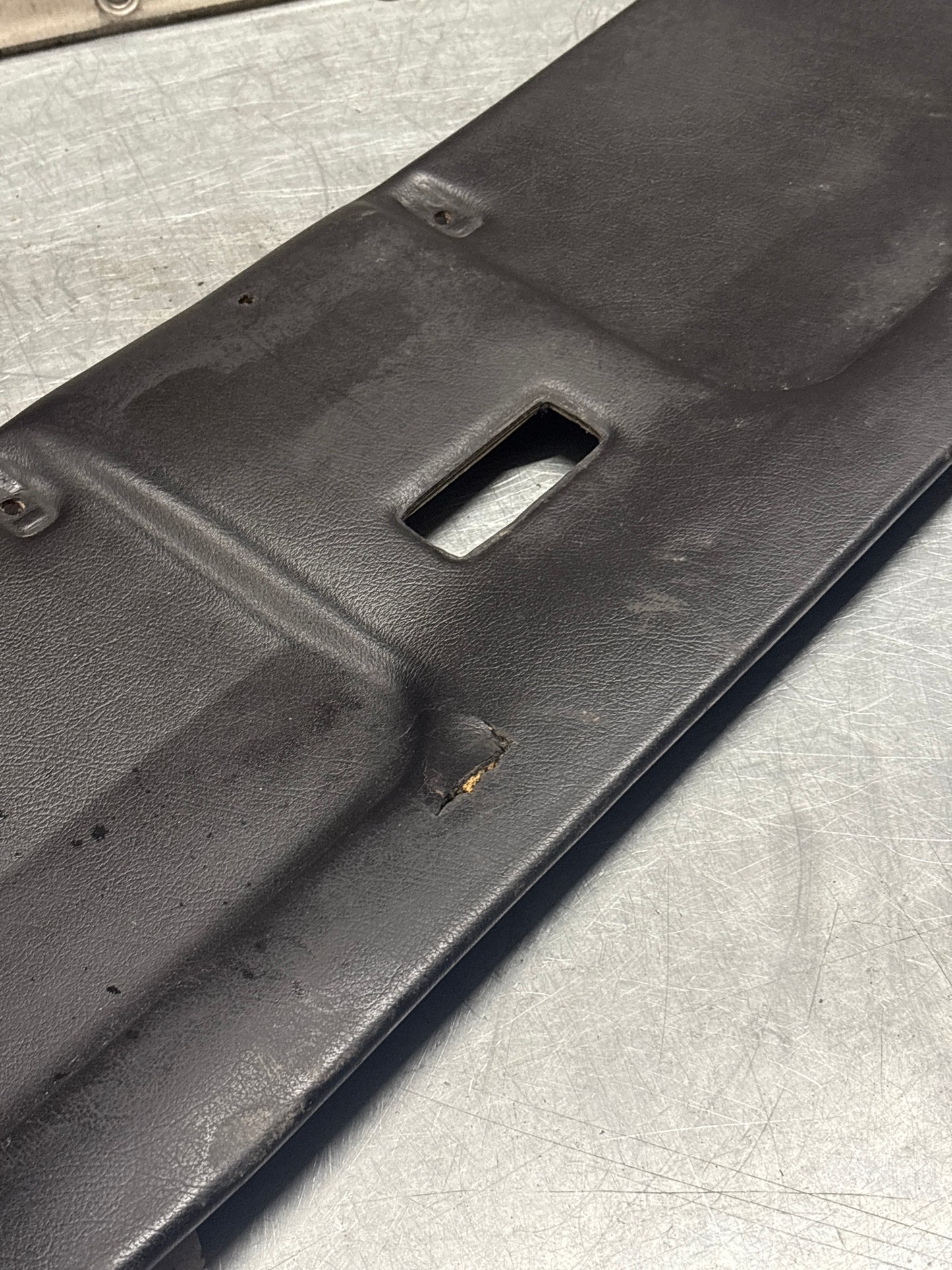 Porsche 928 sunroof mechanism cover trim, used, black 92855552702