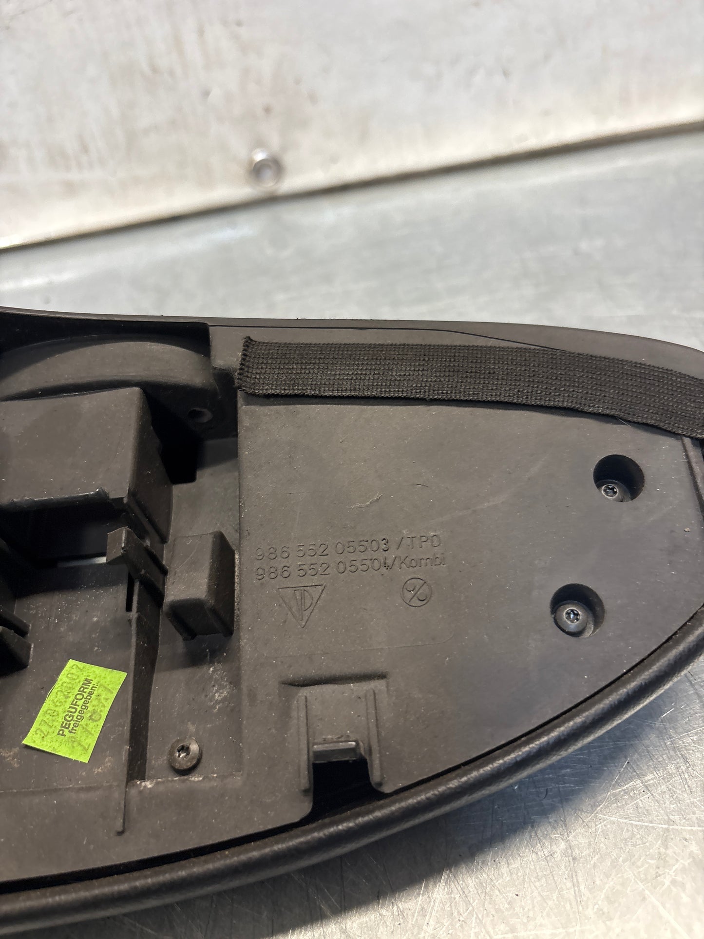 Porsche Boxster 986 dashboard cluster trim,black used 98655205500 / 98655205501