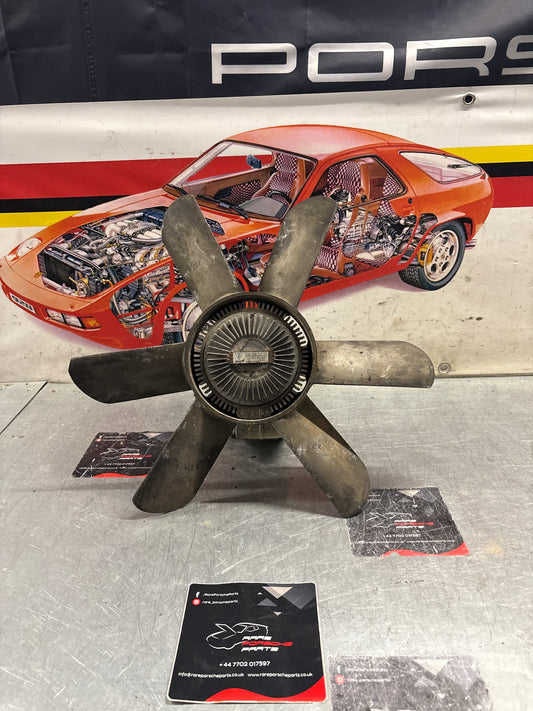 Porsche 928 Engine cooling viscous fan with bracket used 92810613701, 9281061101R