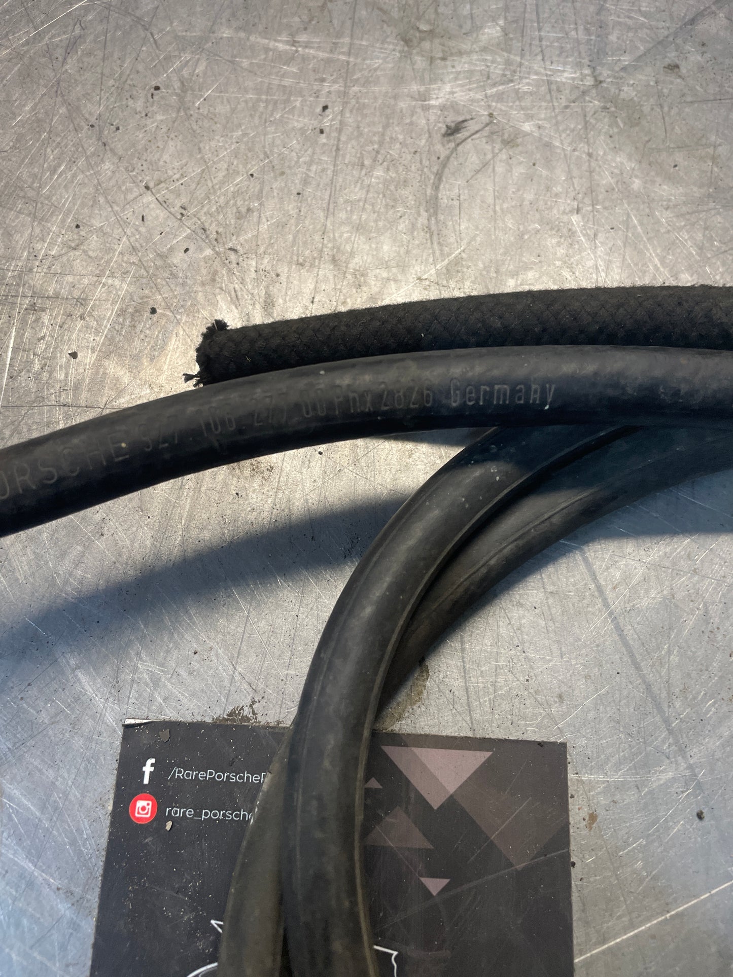 Porsche 928 flexible water cooling hose, used 92710627700