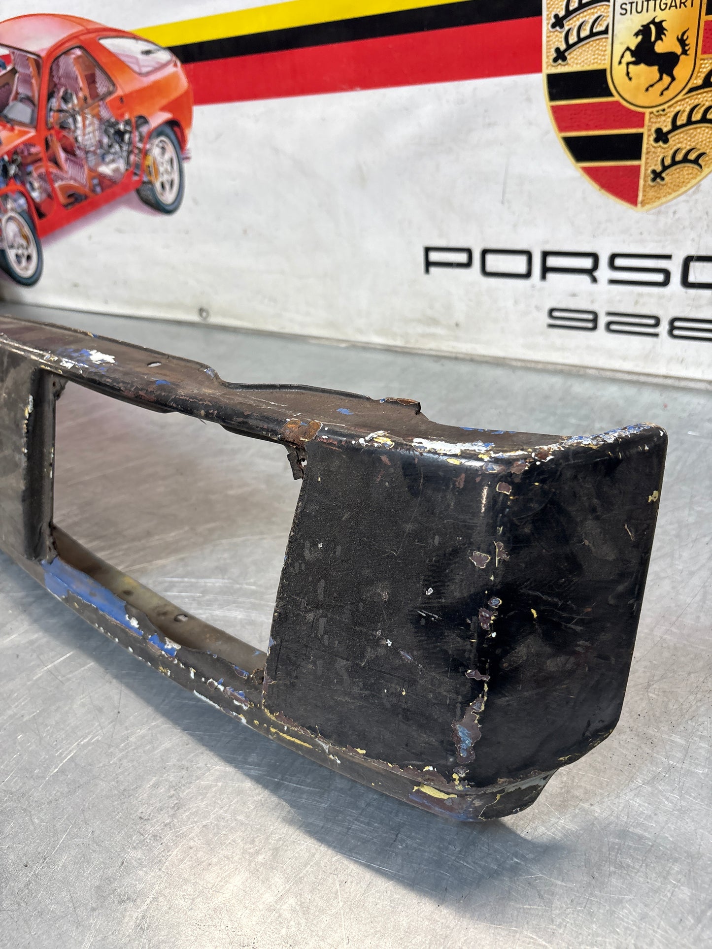 Porsche 914 front bumper, used 91450591010 / 91450500910