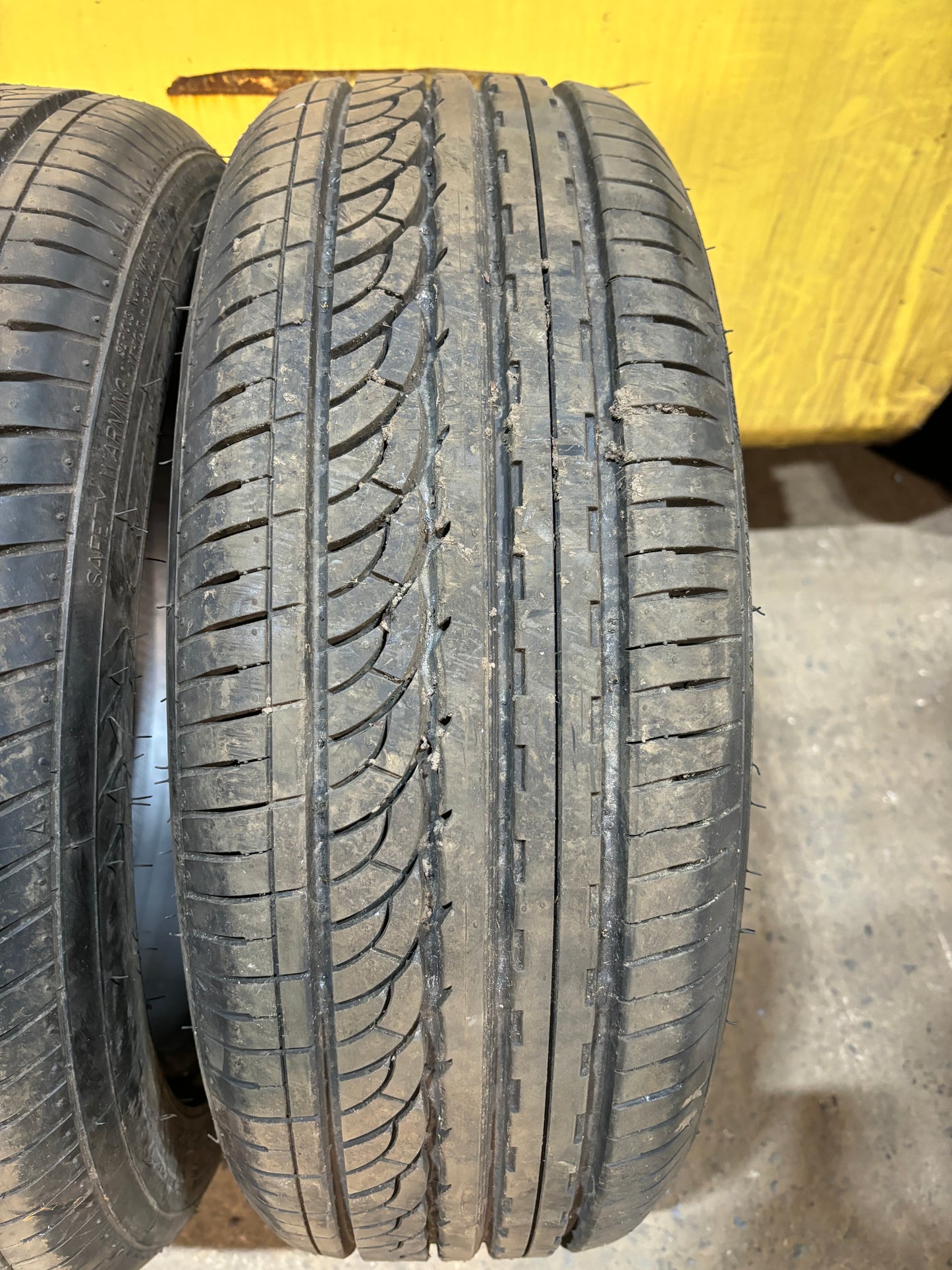 Nankang AS-1 185/60 R16 86H Pair of used tyres 7.4 mm +