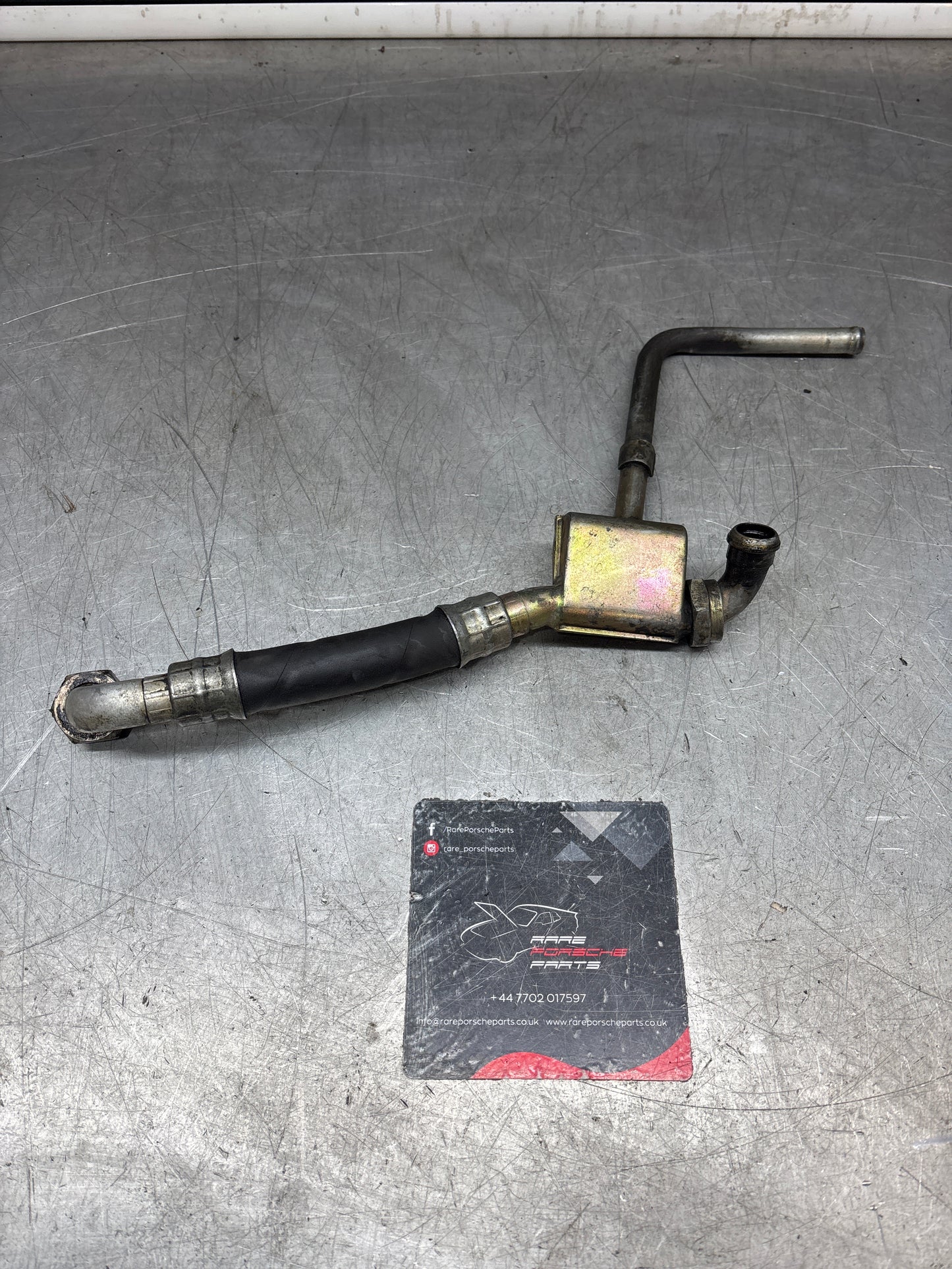 Porsche 924 turbo to sump oil pipe (from 81) 93110710808 LHD used