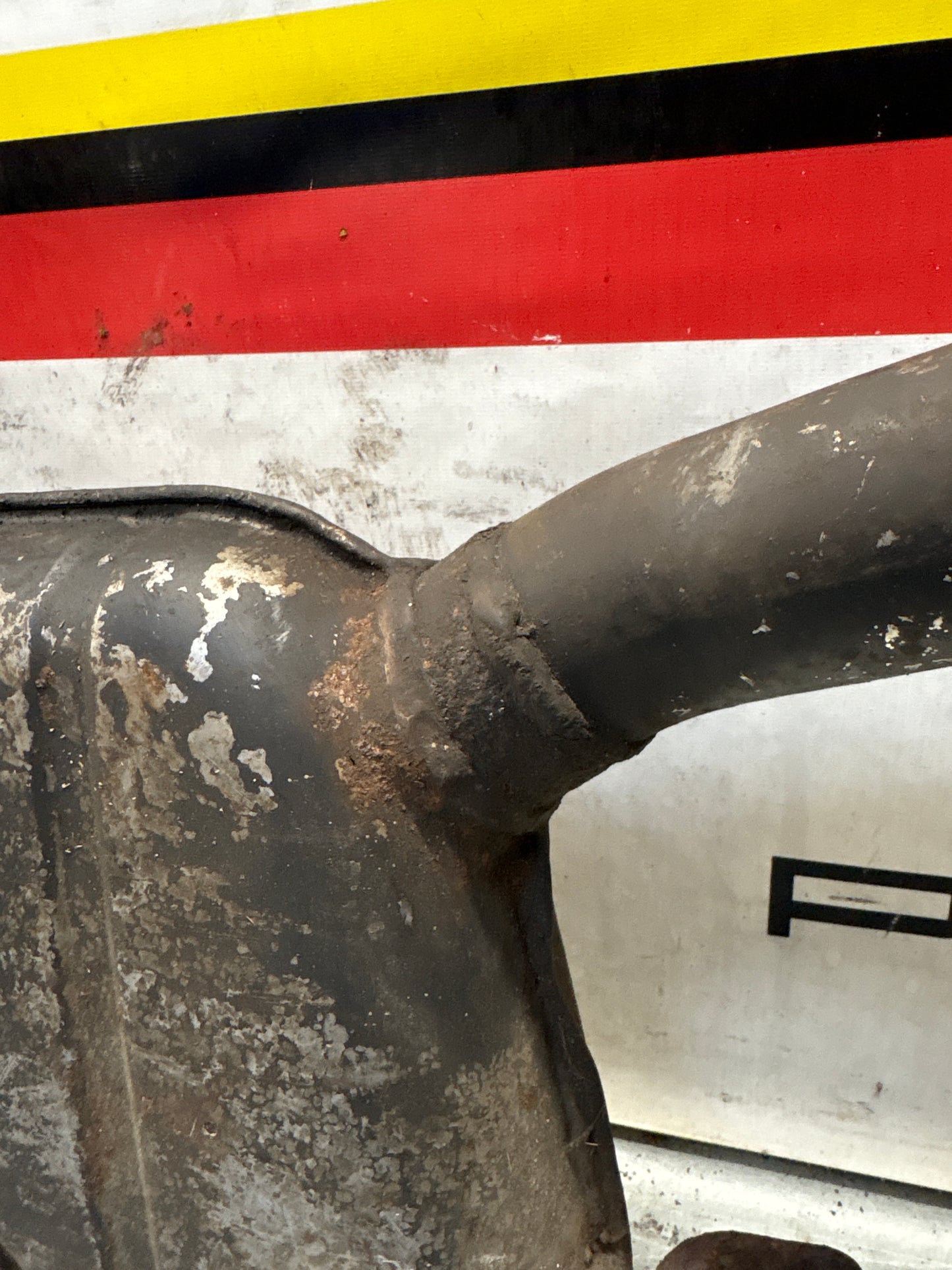 Porsche 928 Right side silencer, used 92811109401