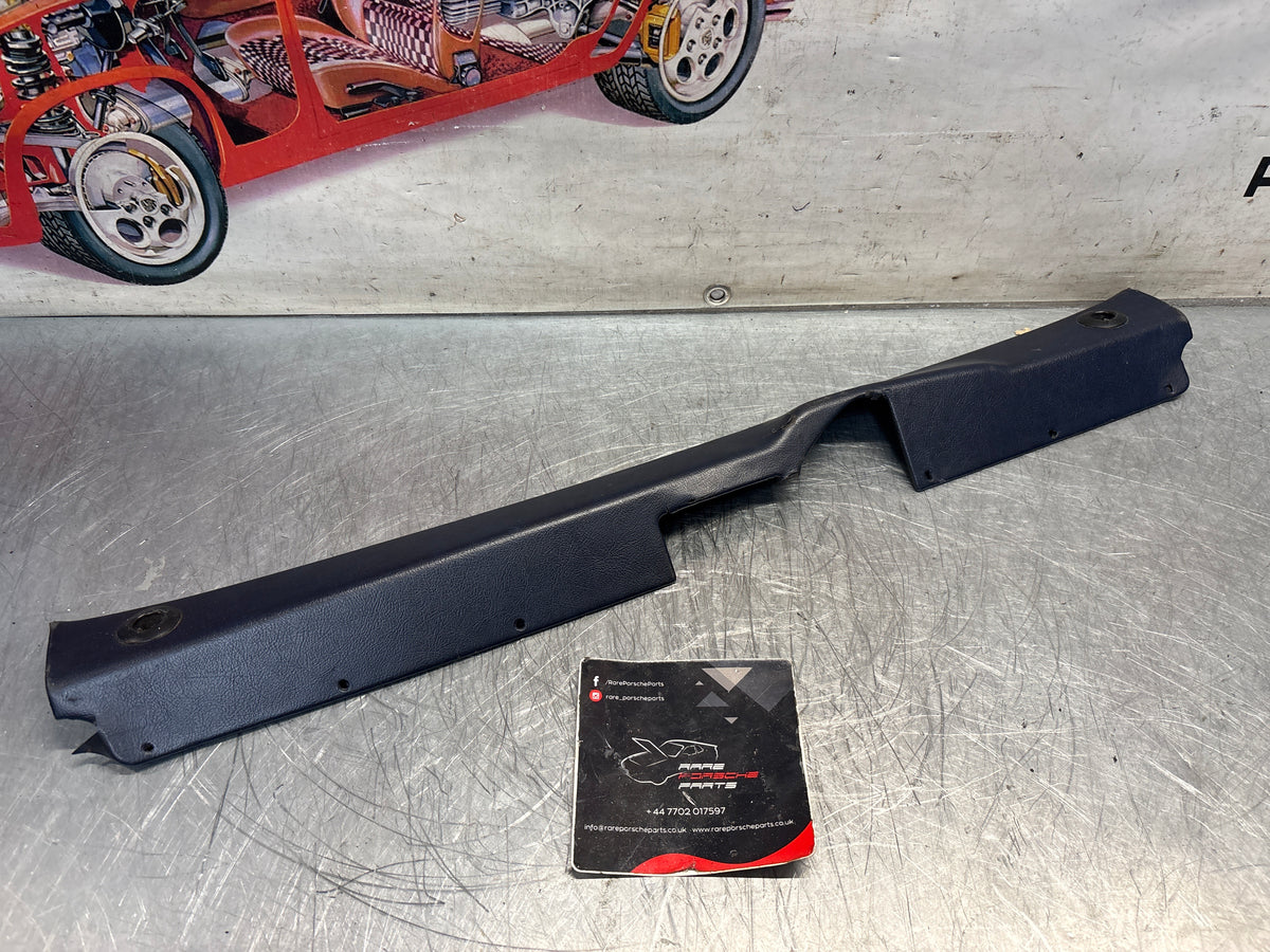 Porsche 928 tailgate interior trim, used, cobalt blue 92855504705