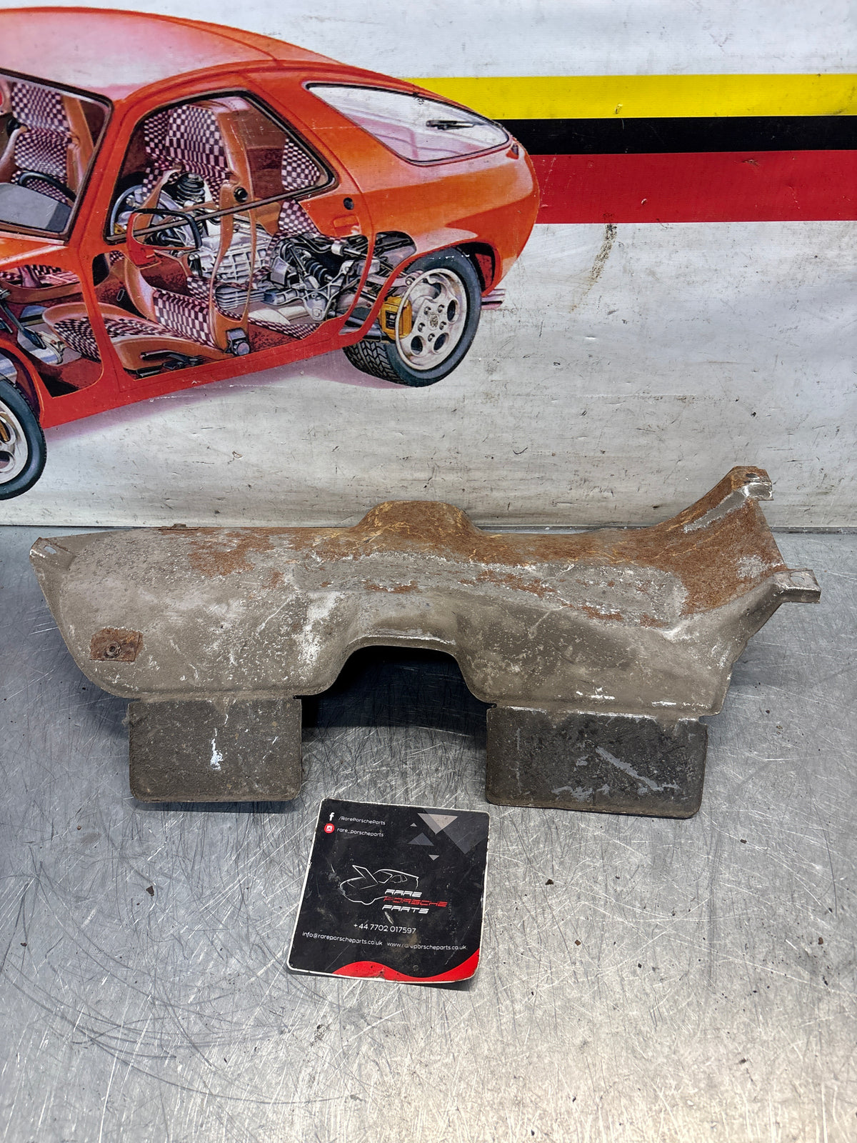 Porsche 924 924S 944 2.5 N/A exhaust heat shield 94450313900 used