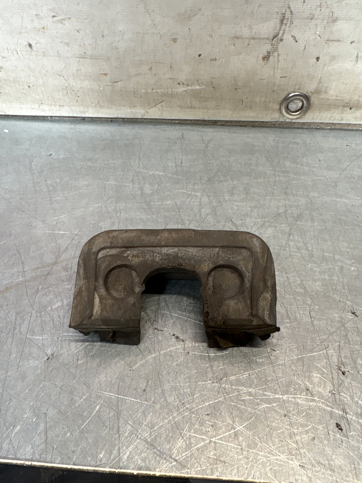 Porsche 944, S2/ 924S left tailgate latch pin gasket rubber, used 94451236501