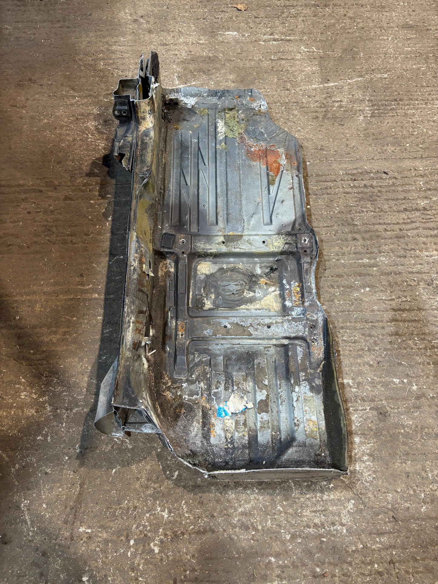 Porsche 944 S2 convertible cabrio floor pan with inner sill left N/S 94150196110 477809433 spares or repair