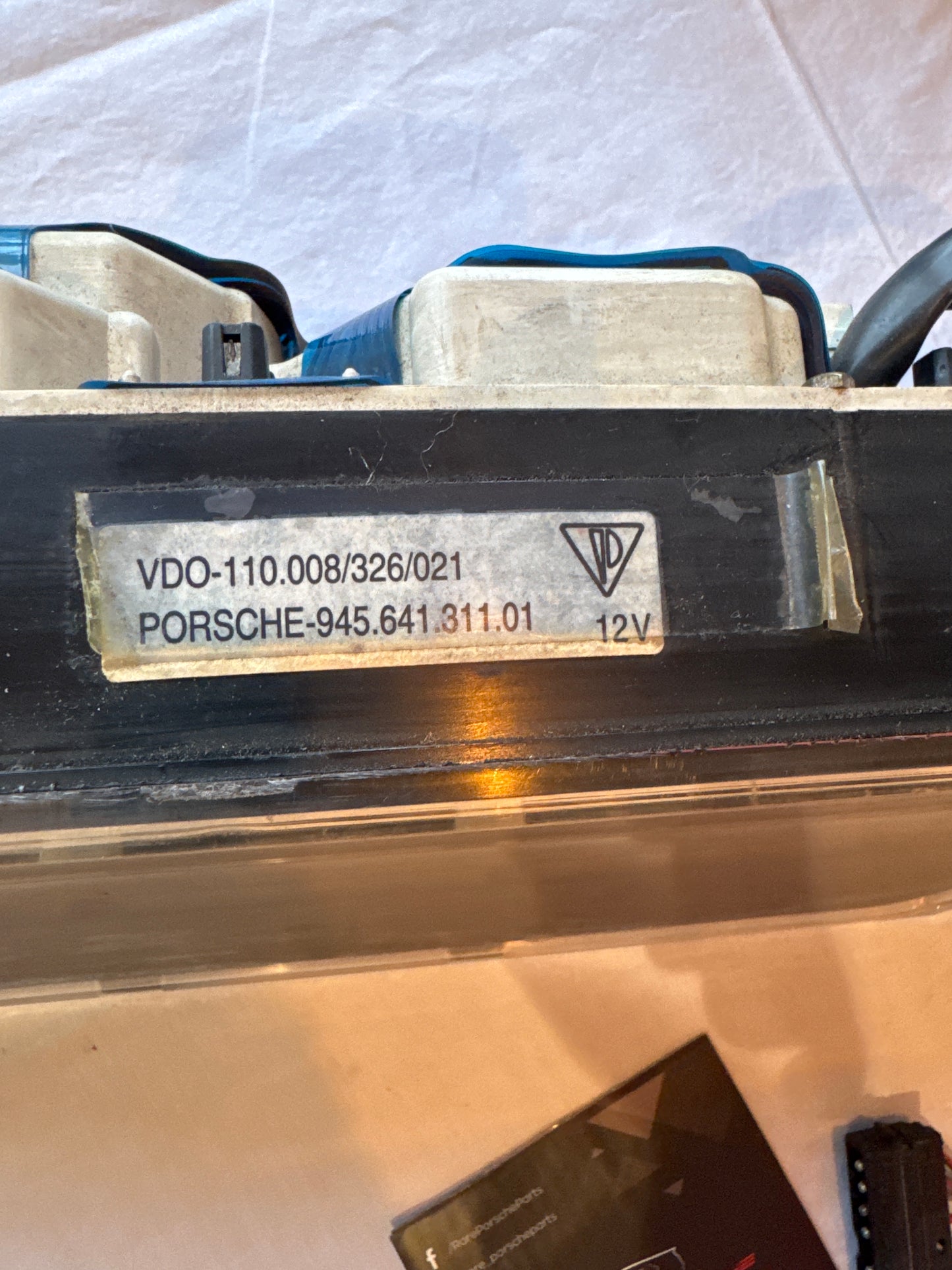 Porsche 944 cruscotto orologio tachimetro chiesuola 94564131106 86-89, usato