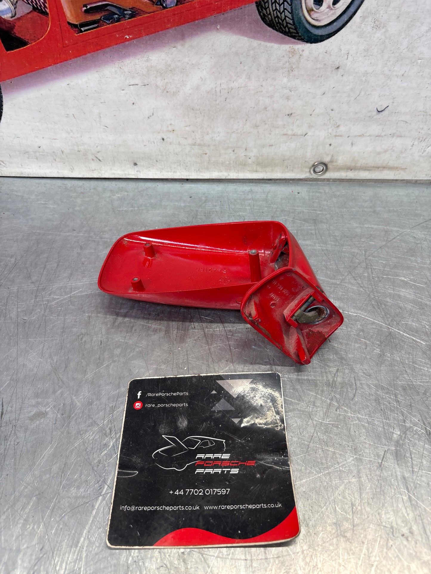 Porsche 928s left side Mirror base, used 92873102503