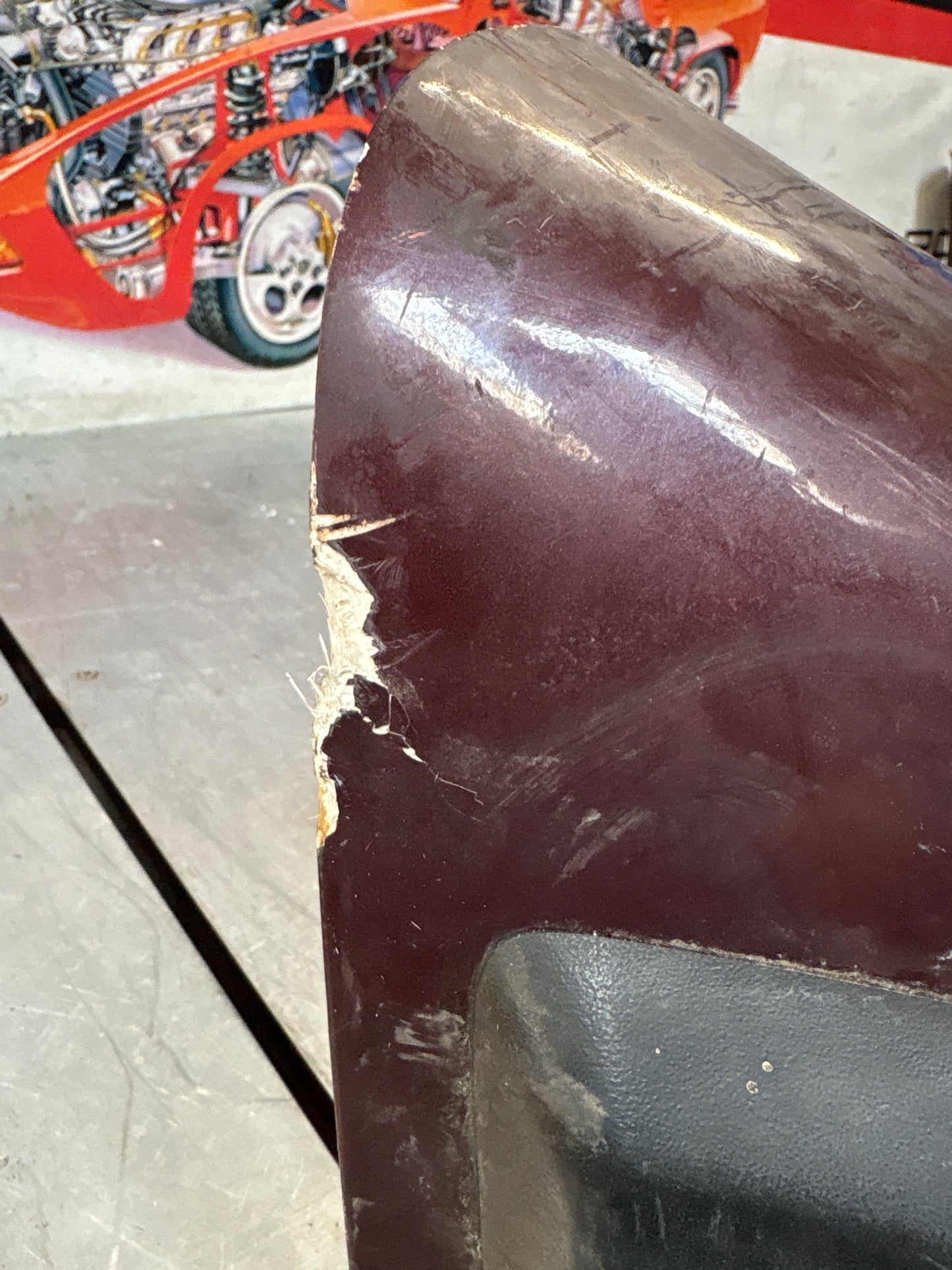 Porsche 944 rear bumper, used 93150538700