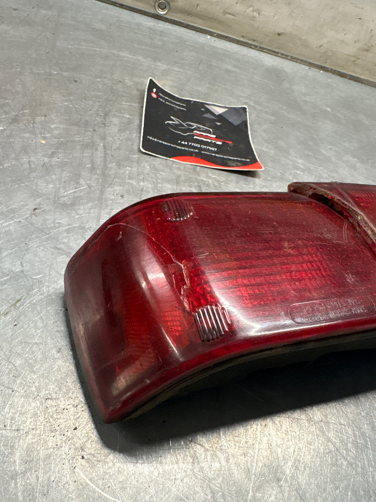 Porsche 914 right rear tail light, for spares or repair 91463140414