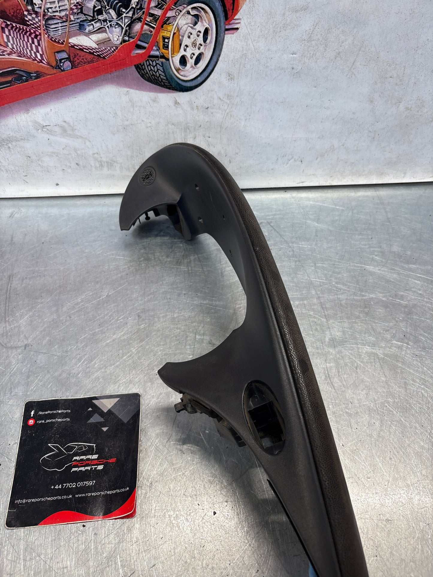 Porsche Boxster 986 dashboard cluster trim,black used 98655205500 / 98655205501