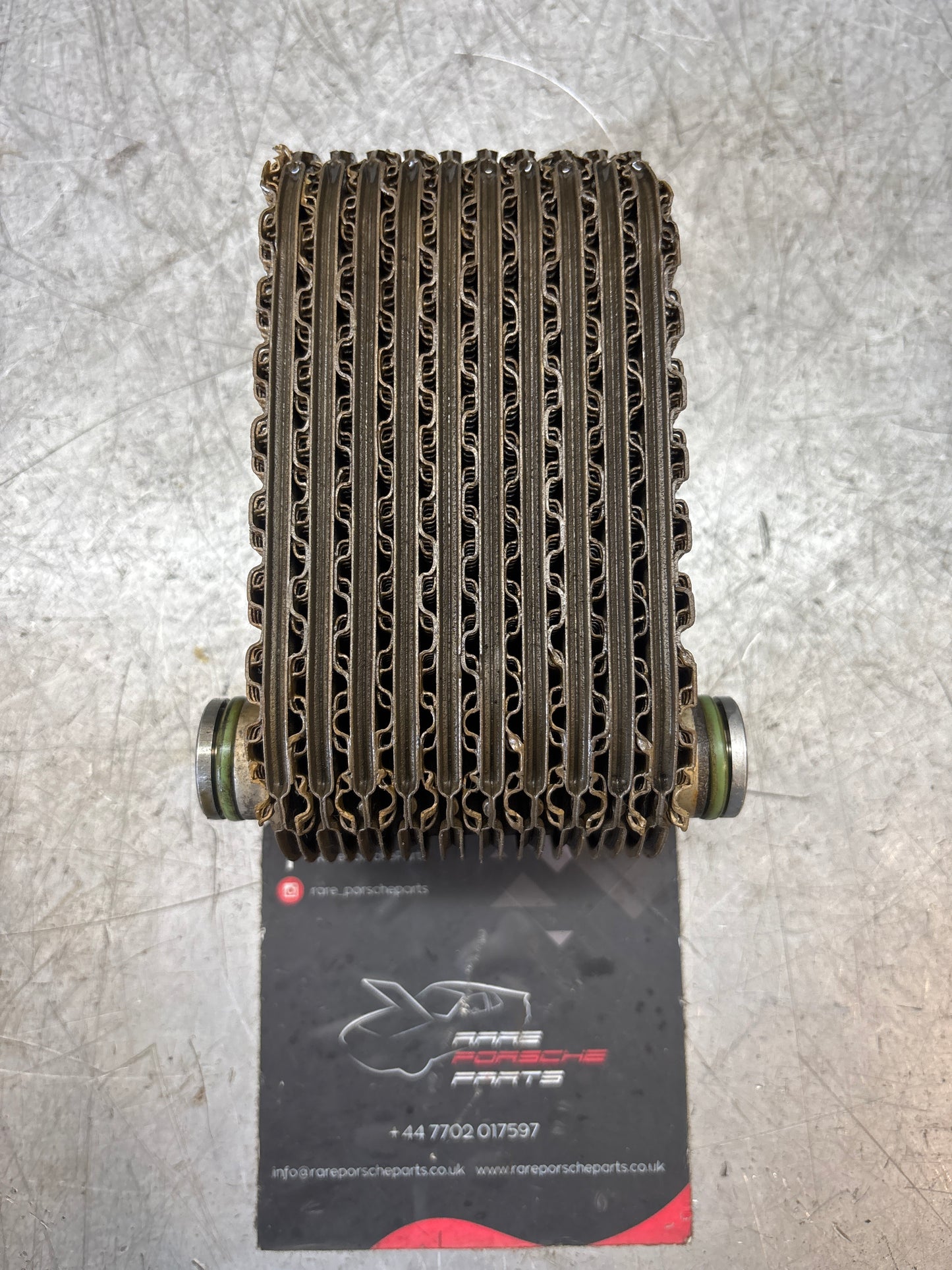 Porsche 924S 944 oil-water radiator, oil cooler 94410716501 used