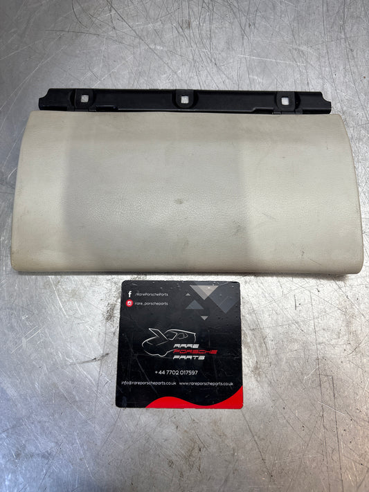 Porsche 944 85-92 glove box lid no catches white used