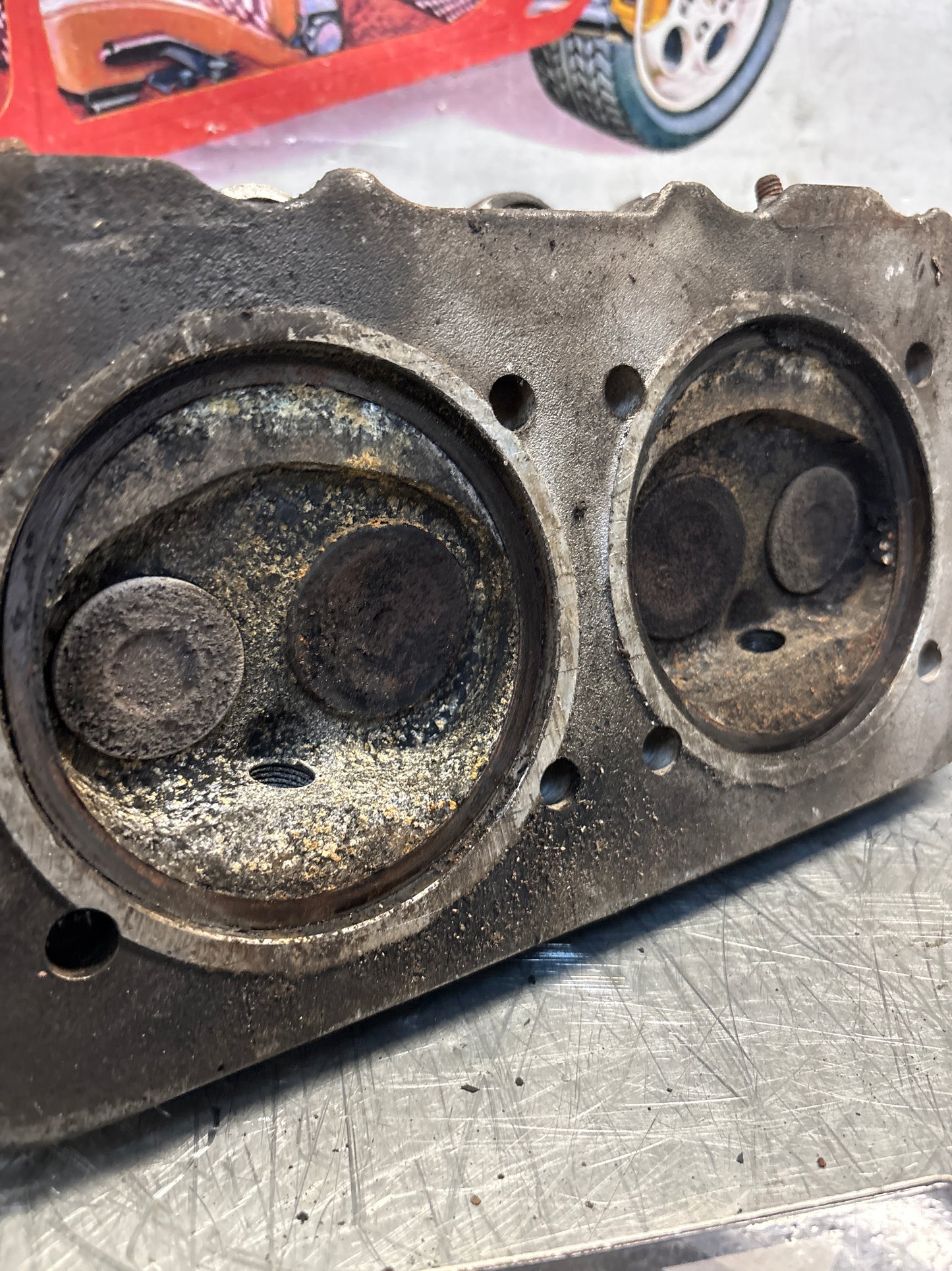 Porsche 914, cylinder head, used 021101371S