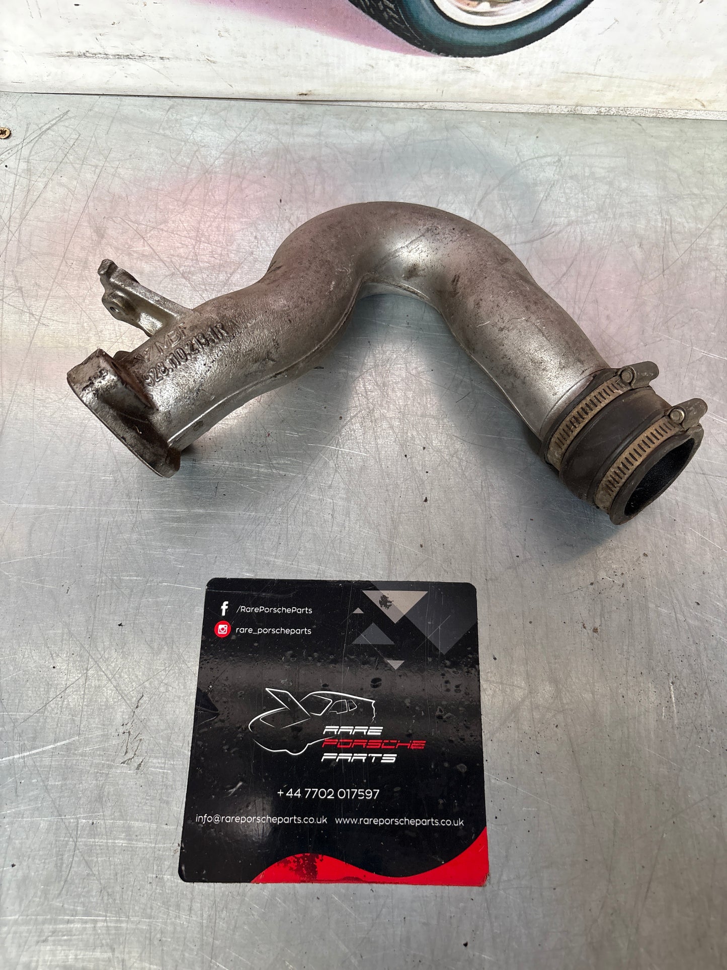 Porsche 928 S Left air intake manifold, used 9281102131R