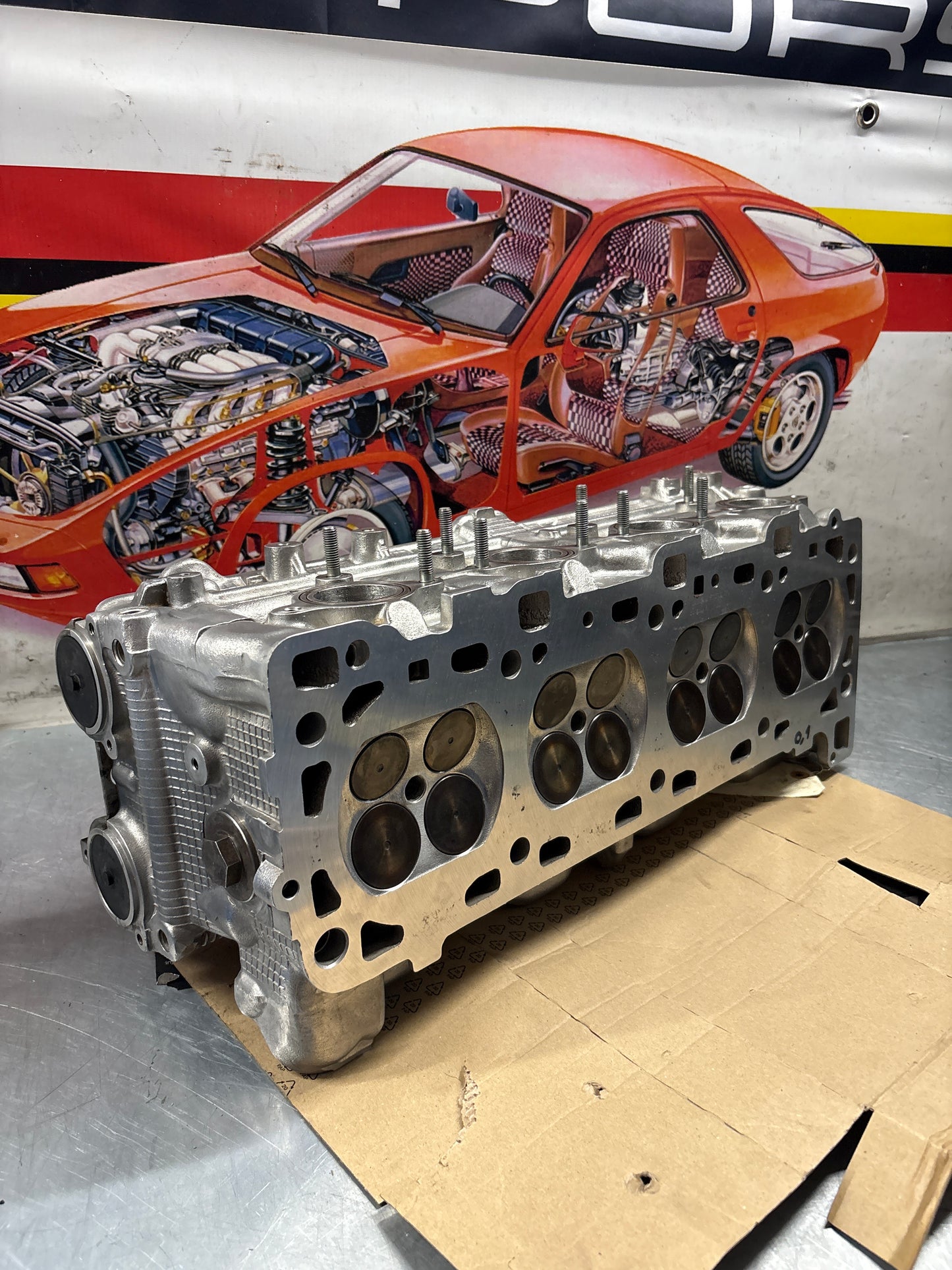 Porsche 968 Cylinder Head, refurbished 9441044141R