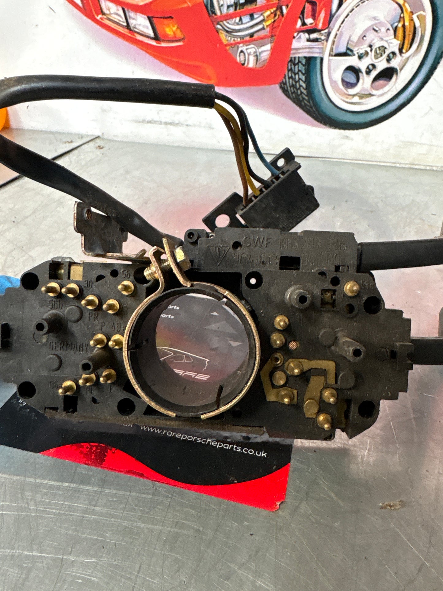 Porsche 911 964 steering coloumn switch, used 96461334300