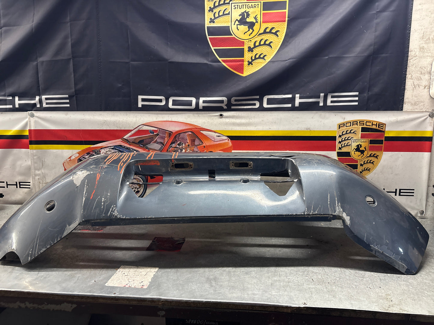 Porsche 928S rear bumper, used 928505023