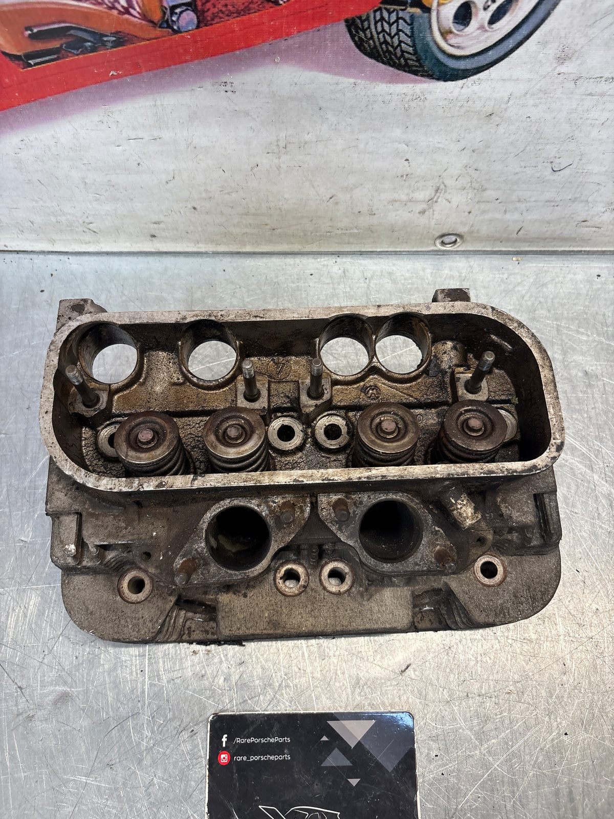 Porsche 914, cylinder head, right side, used 021101371J