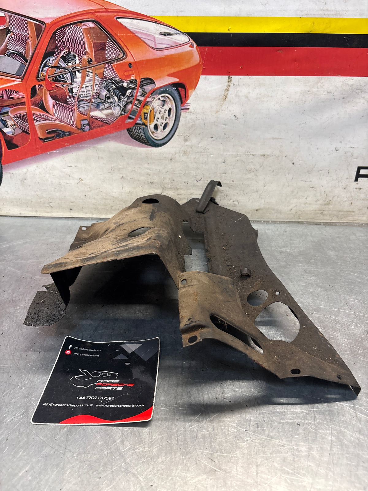 Porsche 914 cylinder cover heat shield, 022119300A Used