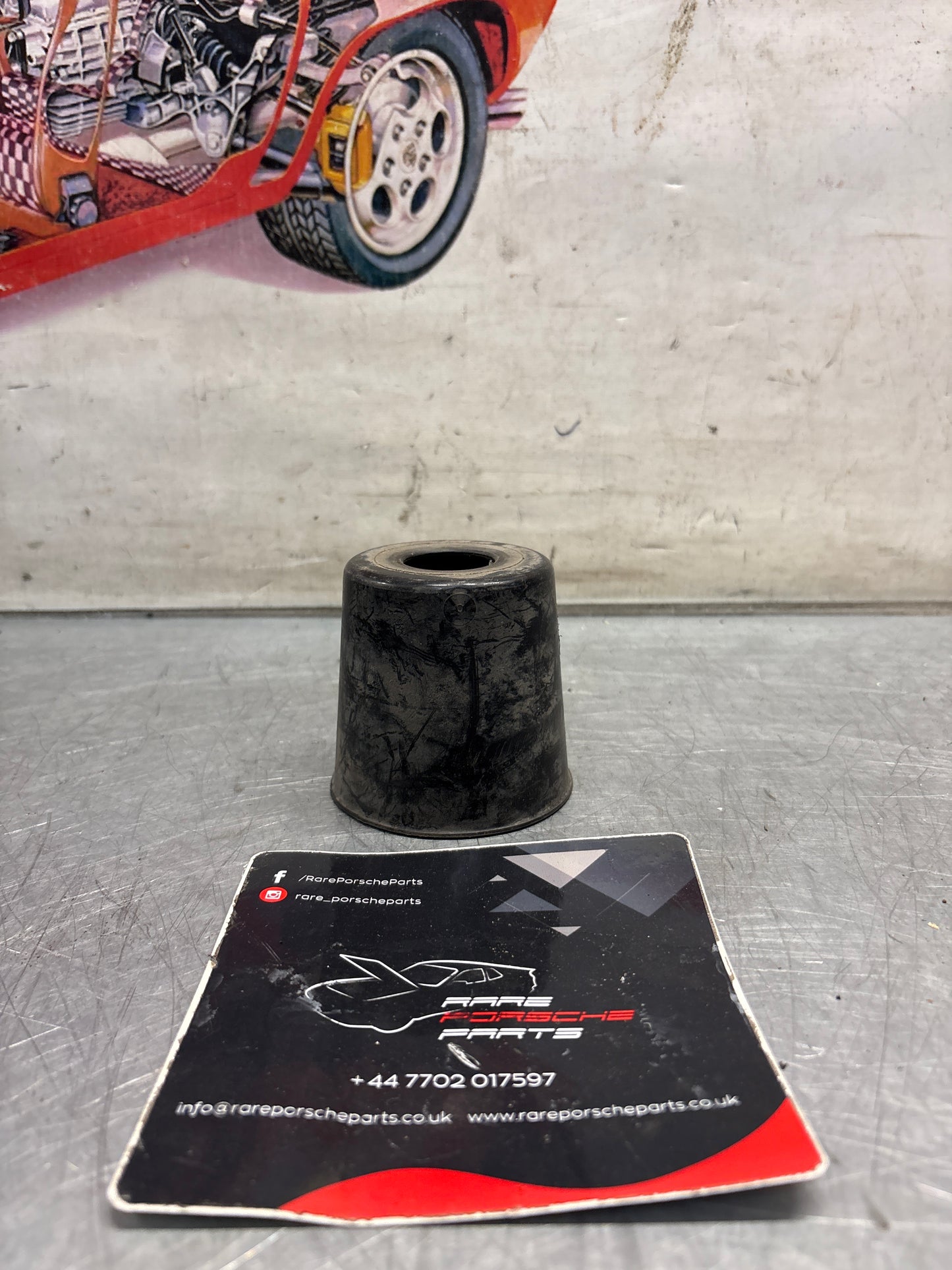 Porsche 924 suspension dust shield, used 171412135