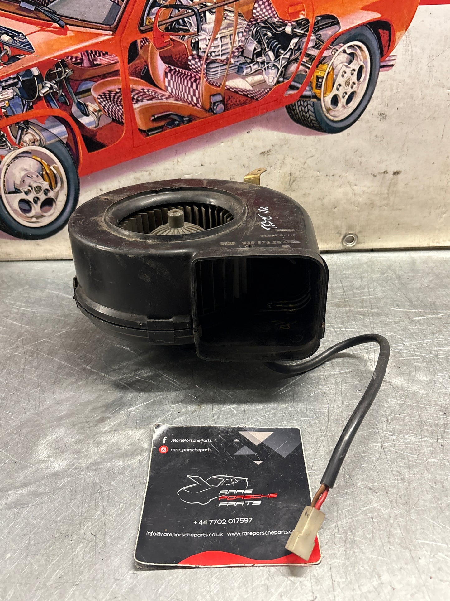 Porsche 928 Blower motor, used, tested 92857426704 / 92857426904