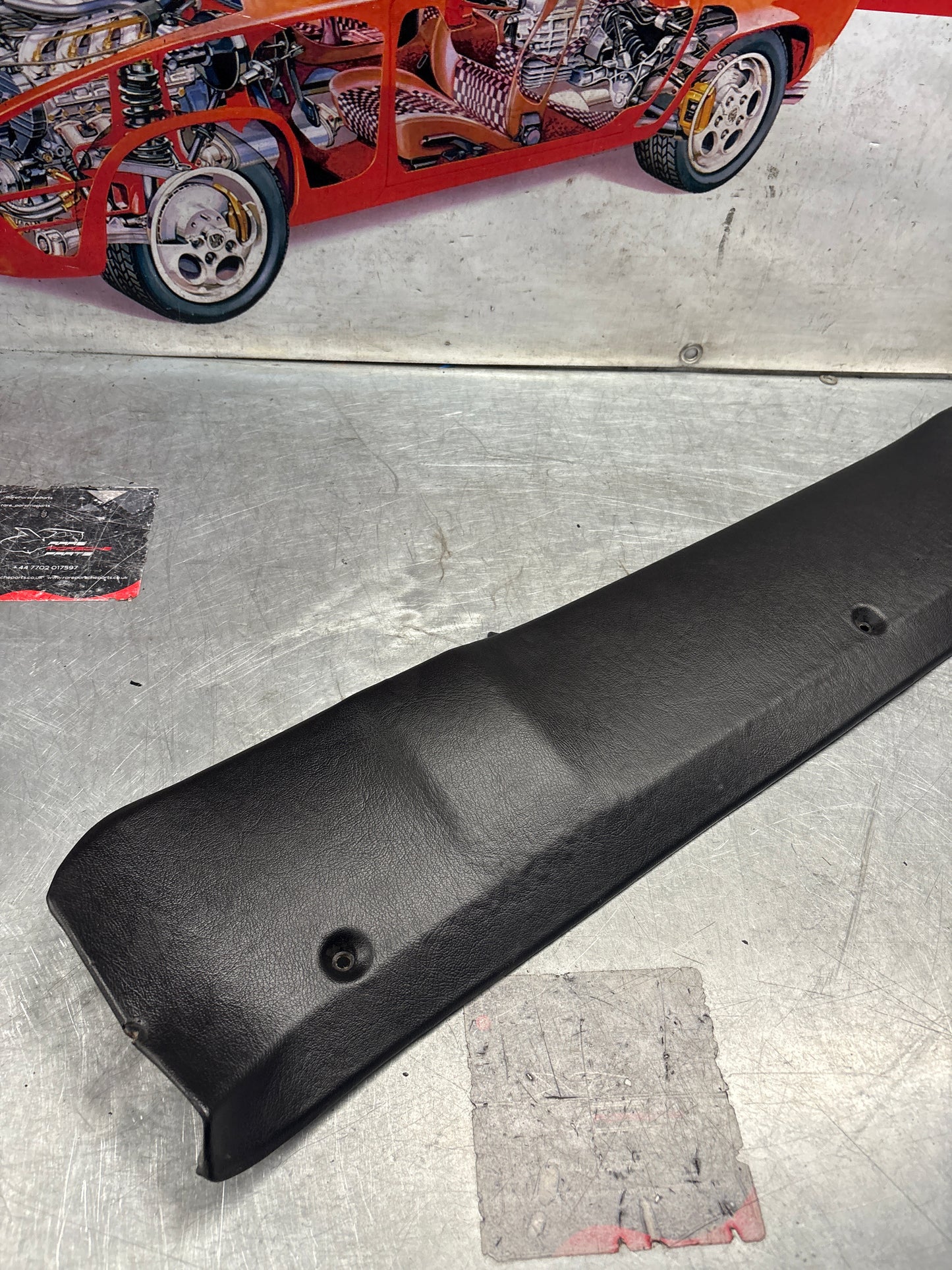 Porsche 924 944 sunroof mechanism trim panel Black 1984 onwards 94455594100