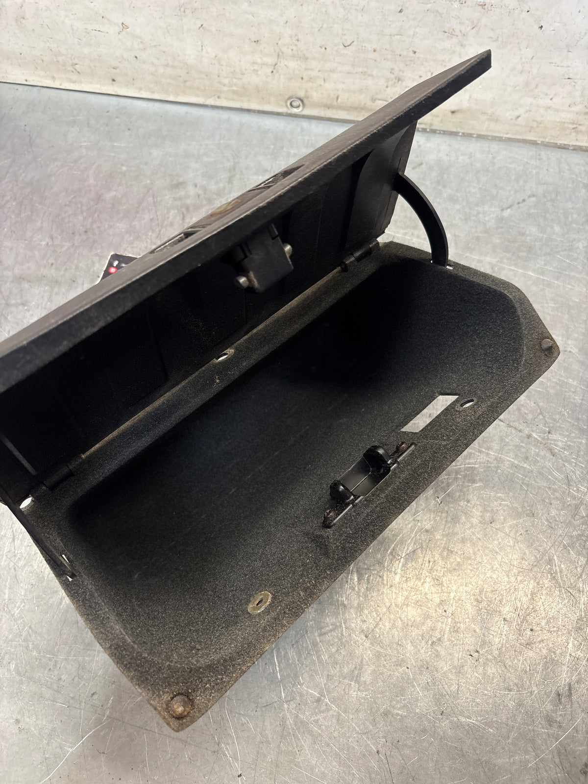 Porsche 924 glovebox with black door, used 477857095A