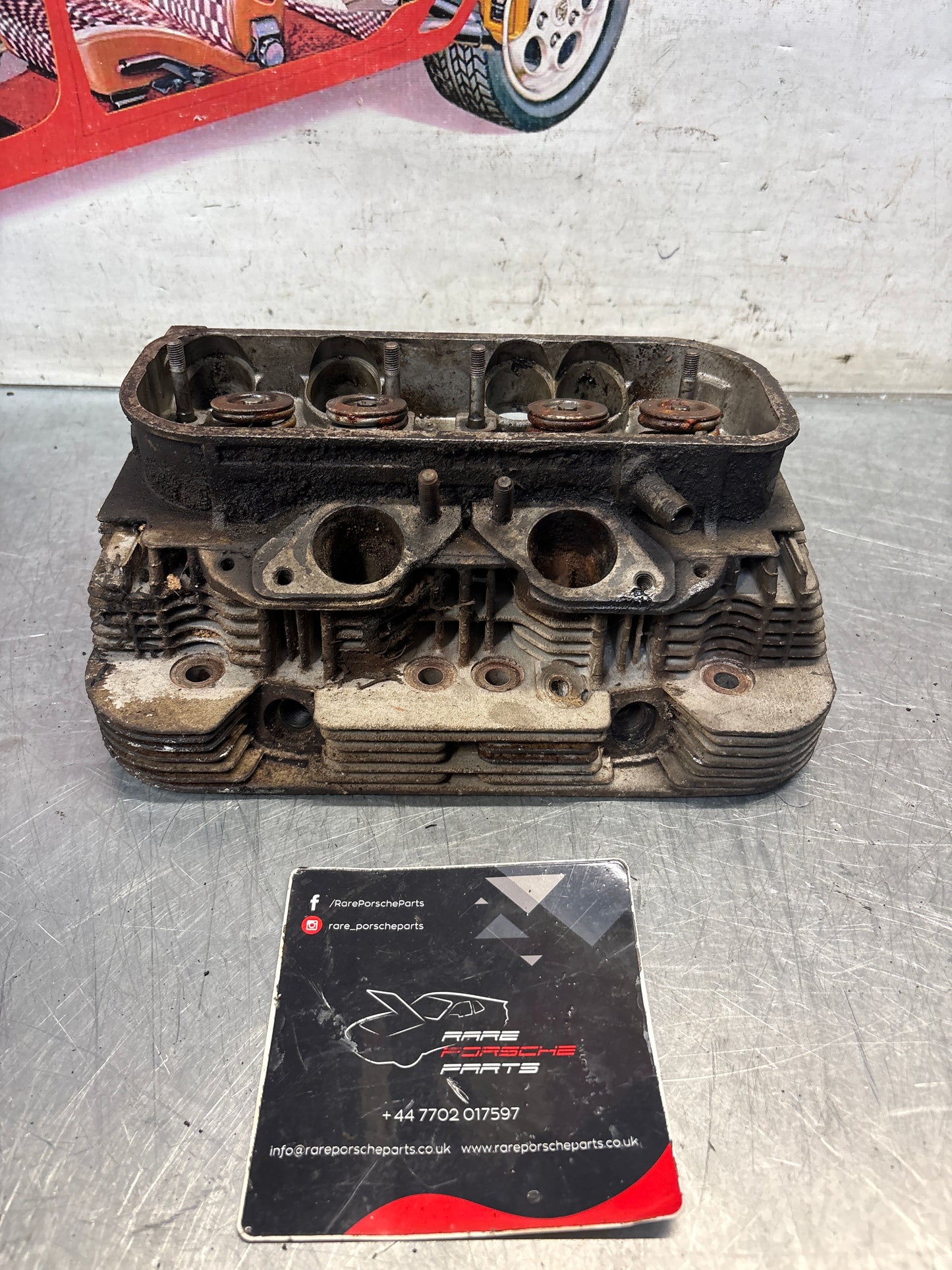 Porsche 914, cylinder head, right side, used 021101371Q