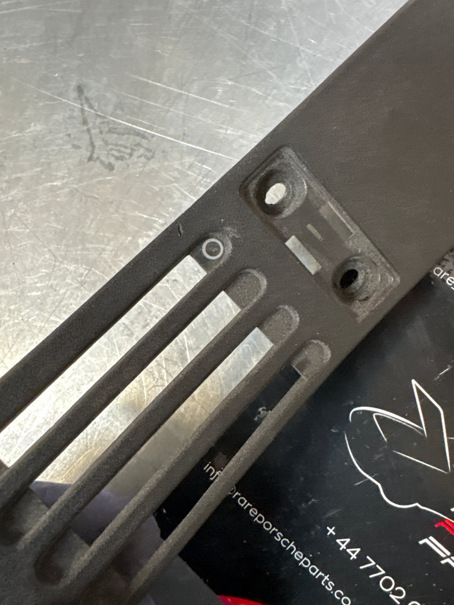 Porsche 944/968 oval dash switch surround trim 94455243600 used, LHD