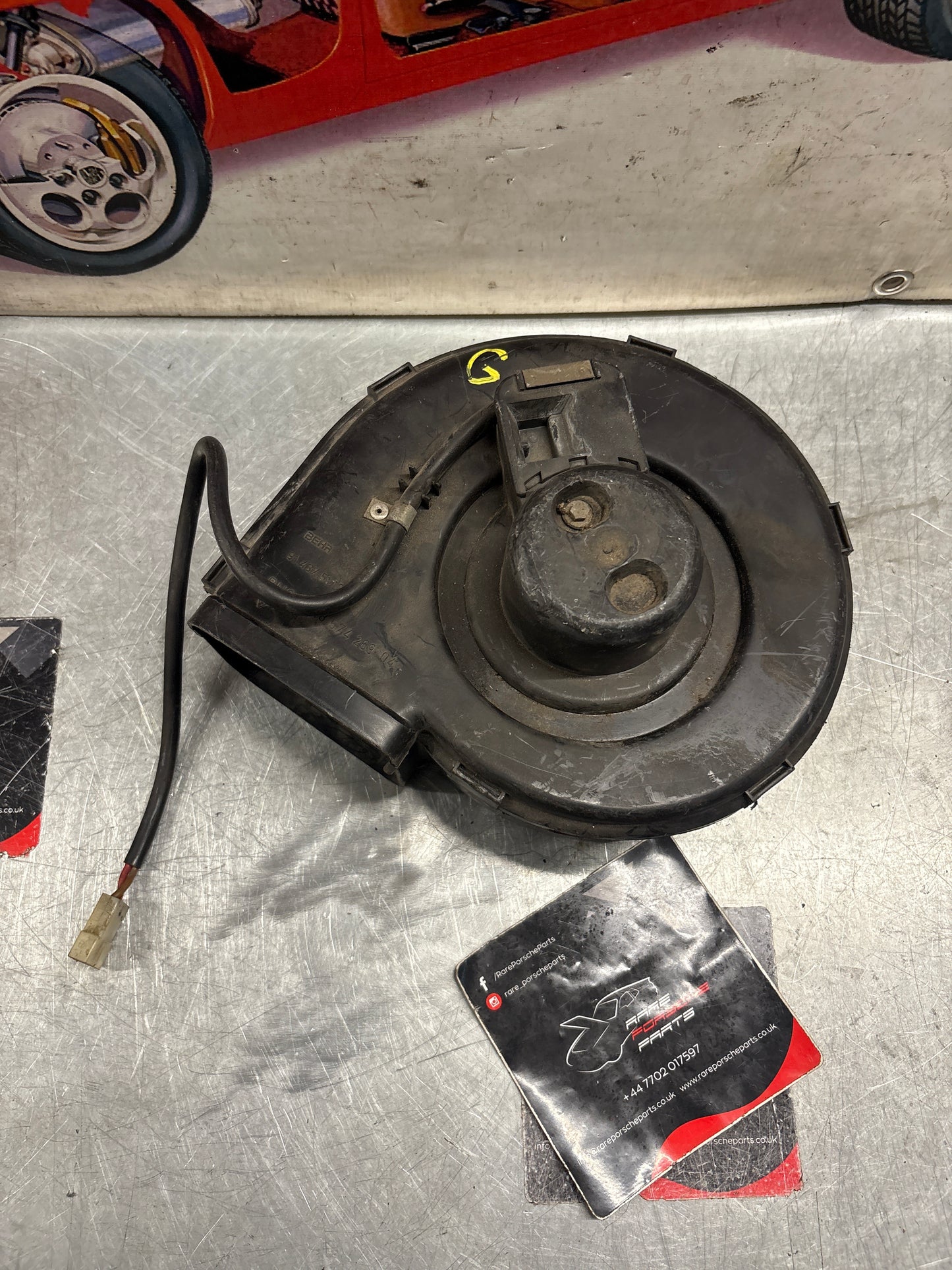 Porsche 928 Blower motor, used, tested 92857426704 / 92857426904