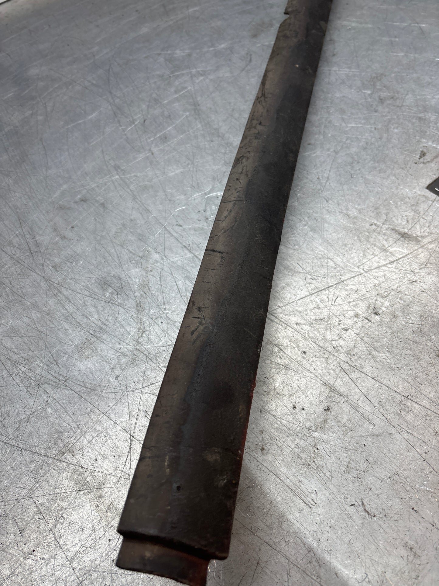 Porsche 944 lower door sill trim molding right side, spares or repair 95155919600