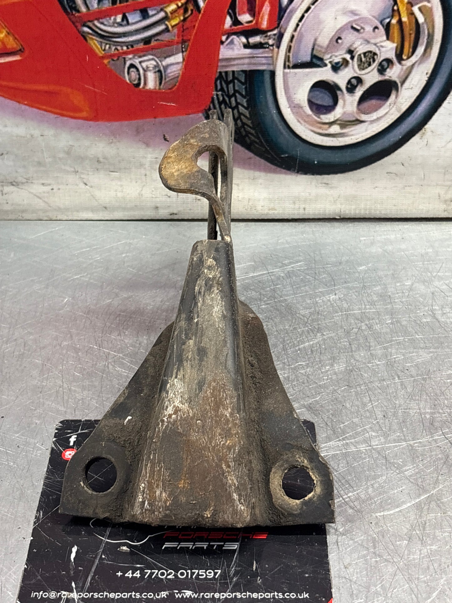 Porsche 928 protective bar towing mount, front, used for spares or repair 92834106402