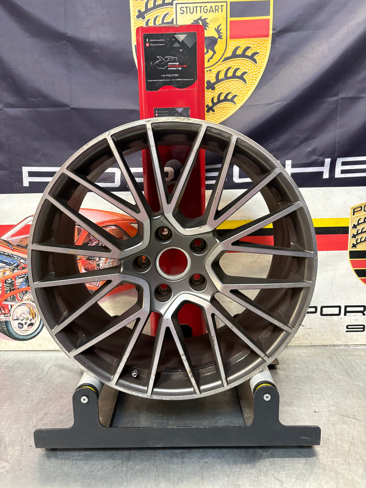 Porsche Cayenne RS spyder wheel, spares or repair 9Y0601025BF