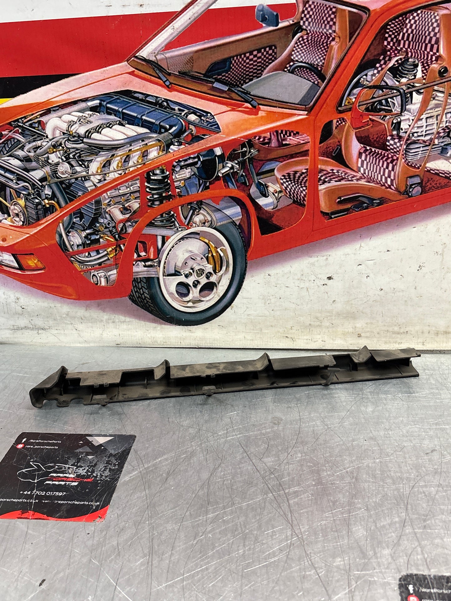 Porsche 944 fuel rail cover guard, for spares or repair 94460708101