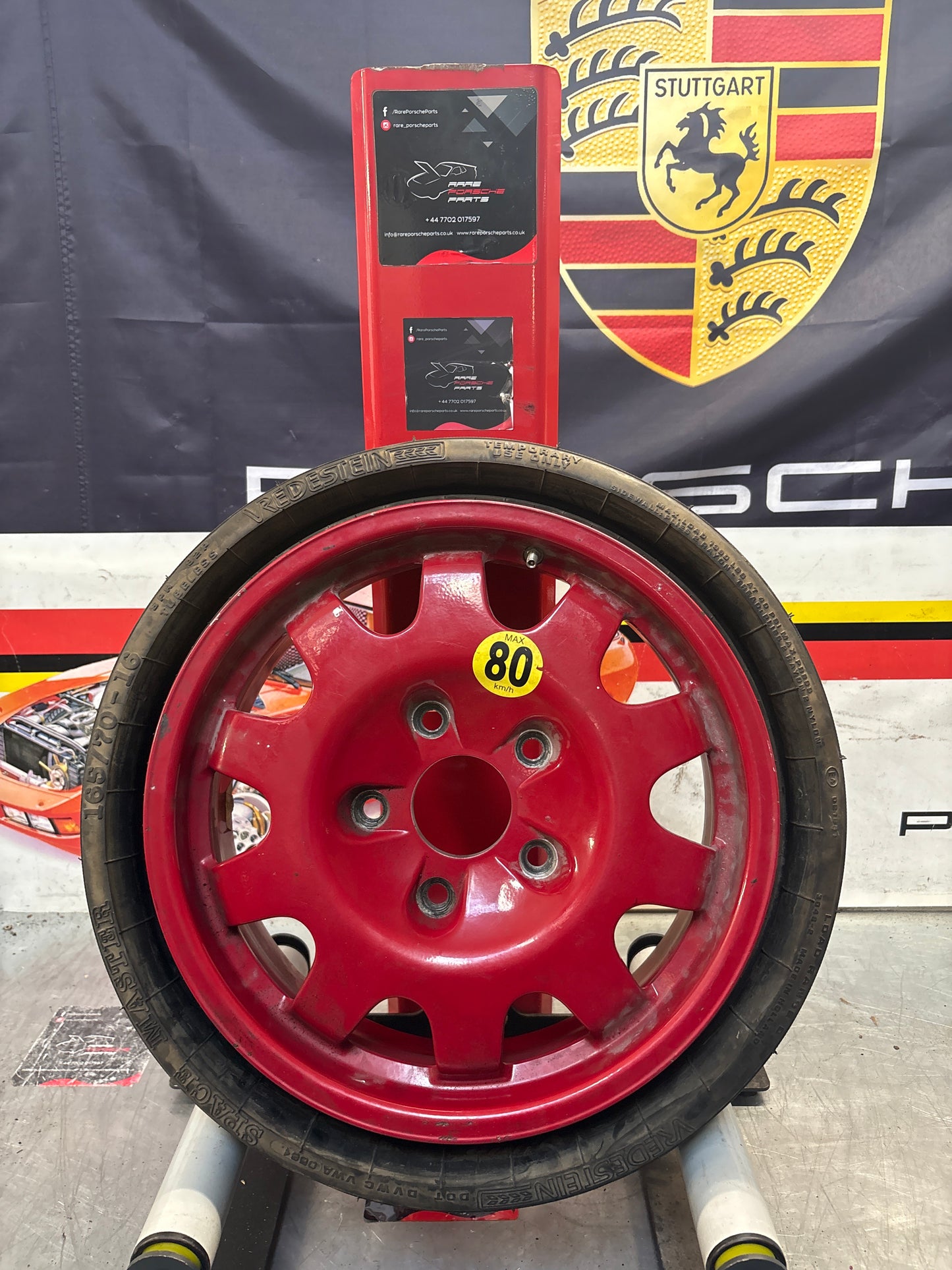 Porsche 965 911 Turbo Spare Wheel and Tire 96536213000