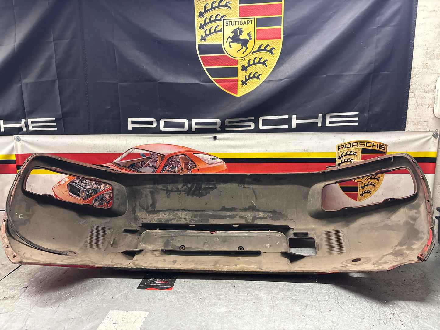 Porsche 928 rear bumper, used 928505023