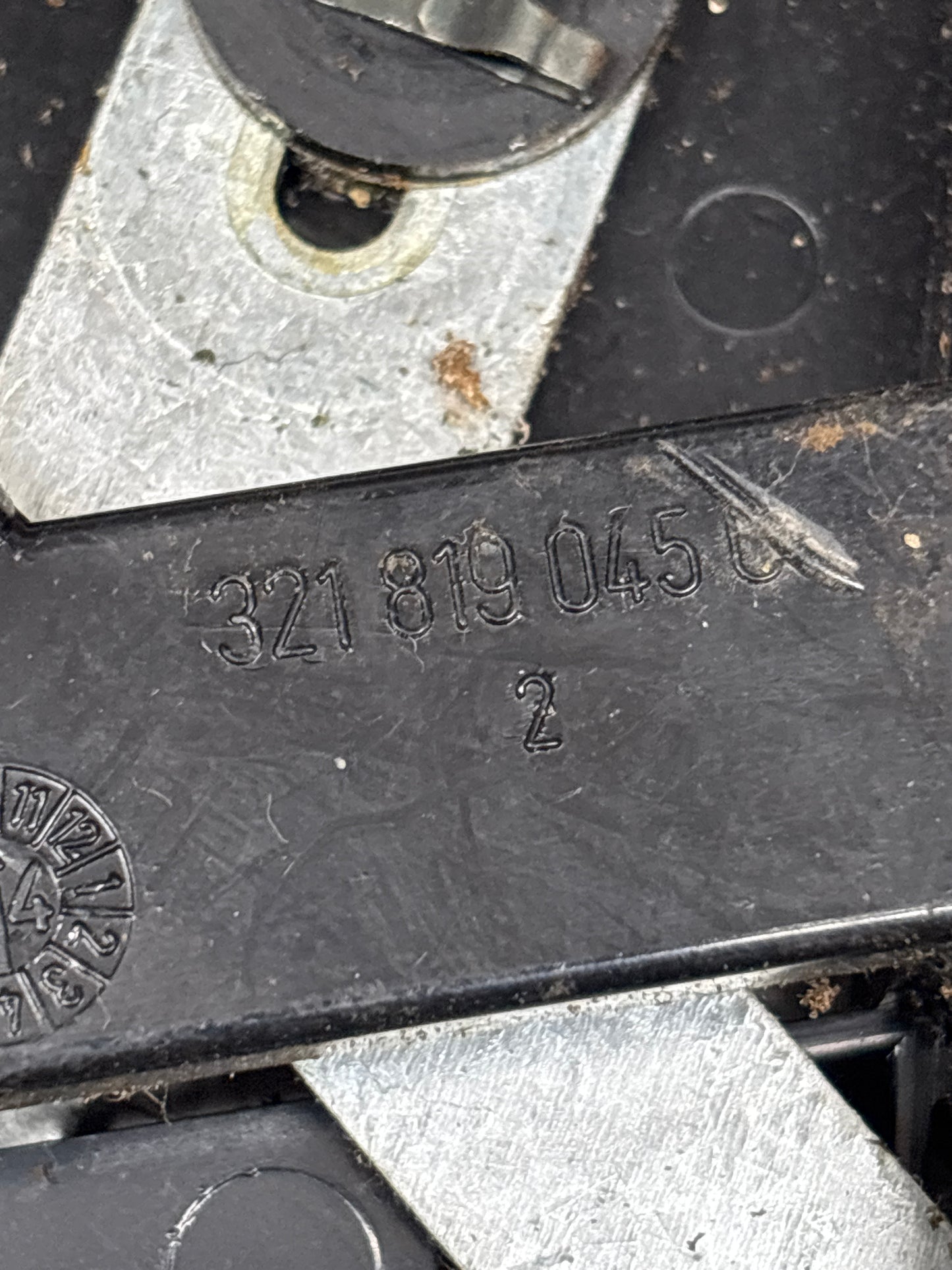 Porsche 944 924 type heater control lever assembly 321819045C used