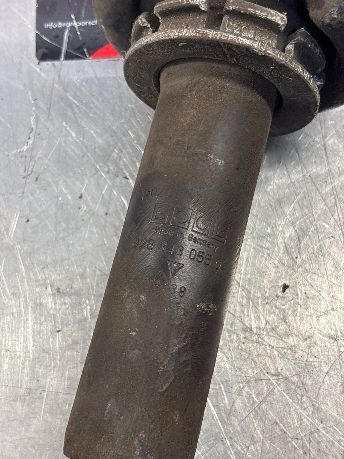 Porsche 928 front shock absorber, used 92834305504