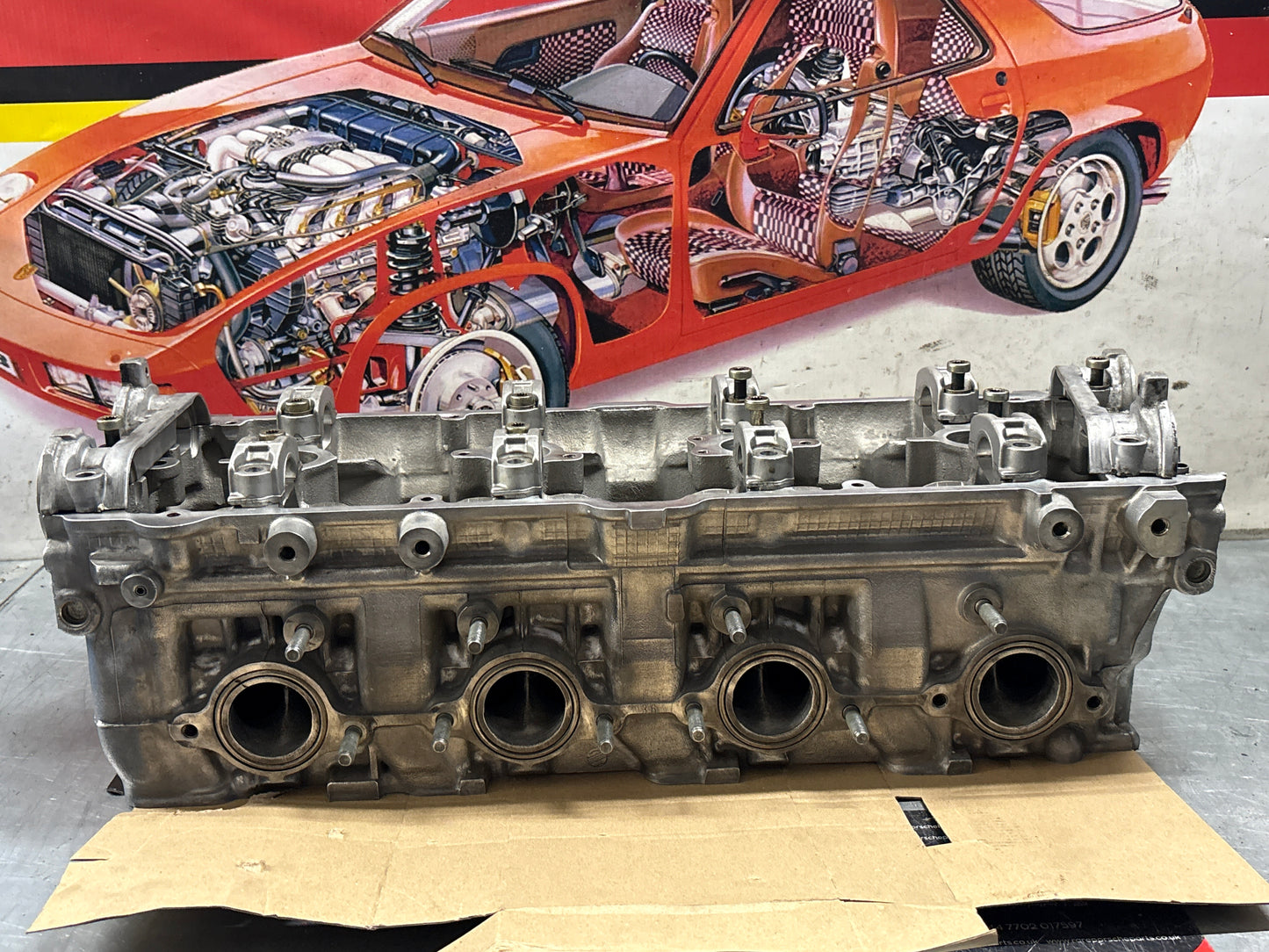 Porsche 968 Cylinder Head, refurbished 9441044141R