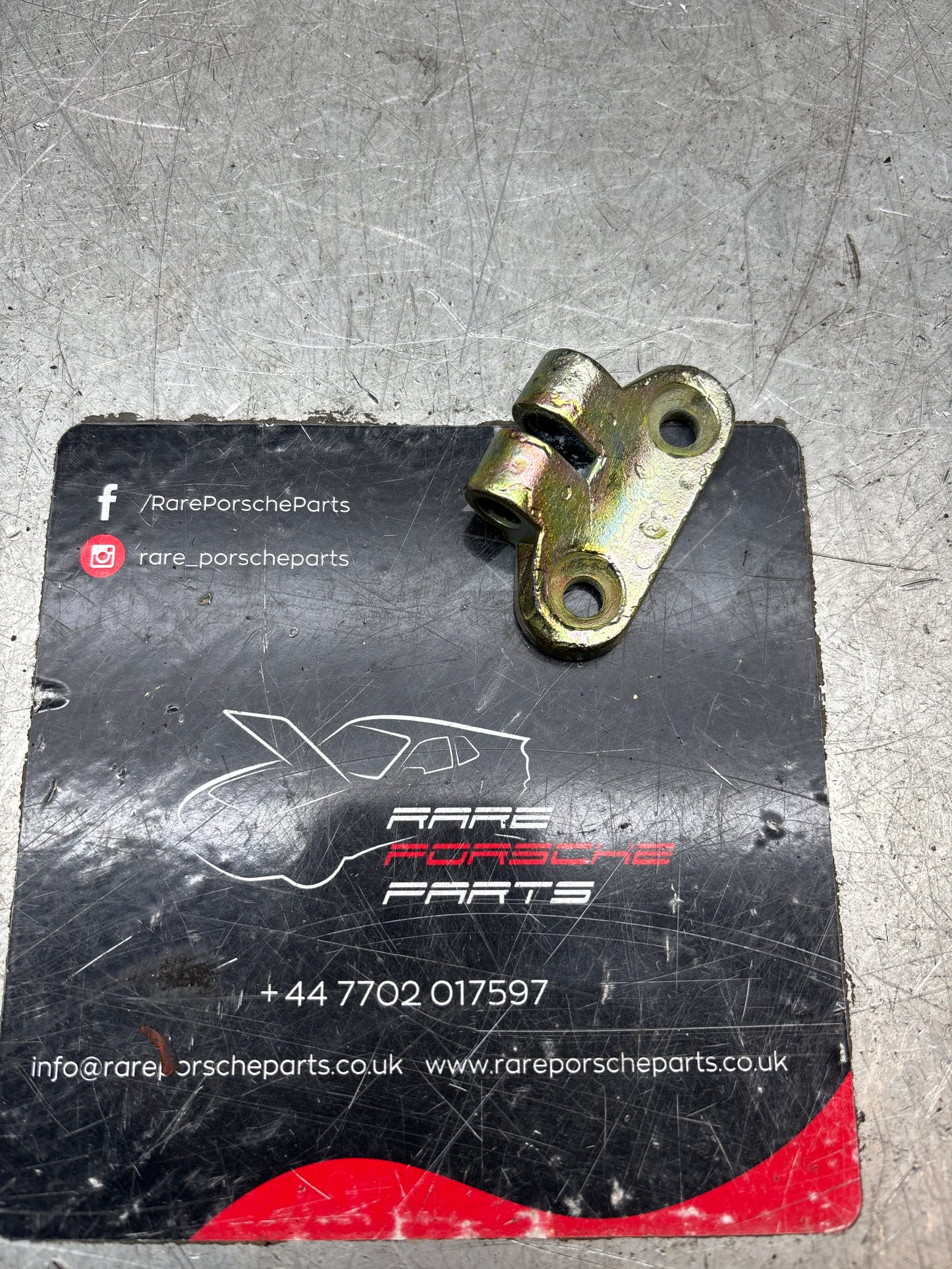 Porsche 924 944 928 door stop check strap bracket Right 92853741802 refurbished